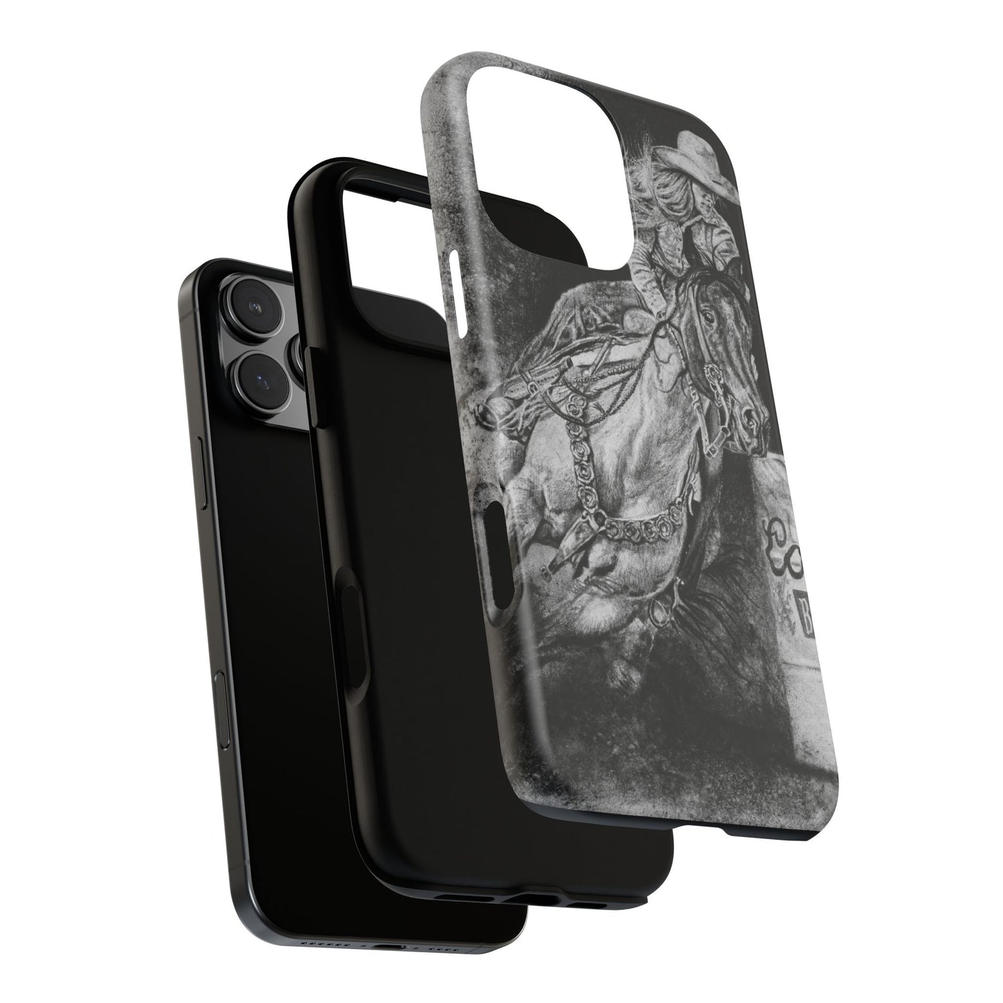 Sophie's Run. Rodeo Barrel Racer Phone Case