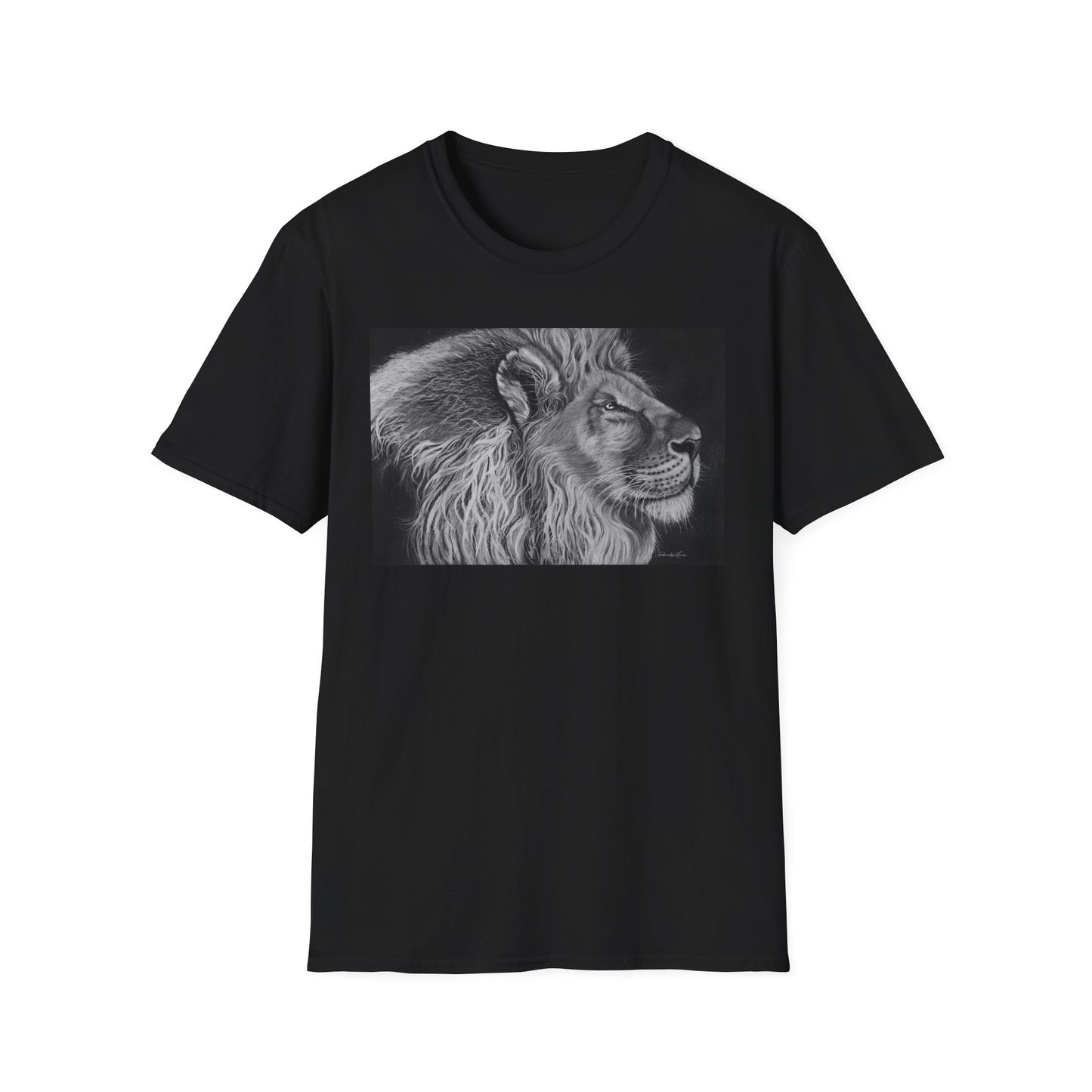 King of Cool, Lion Graphic Tee - Unisex Softstyle T-Shirt