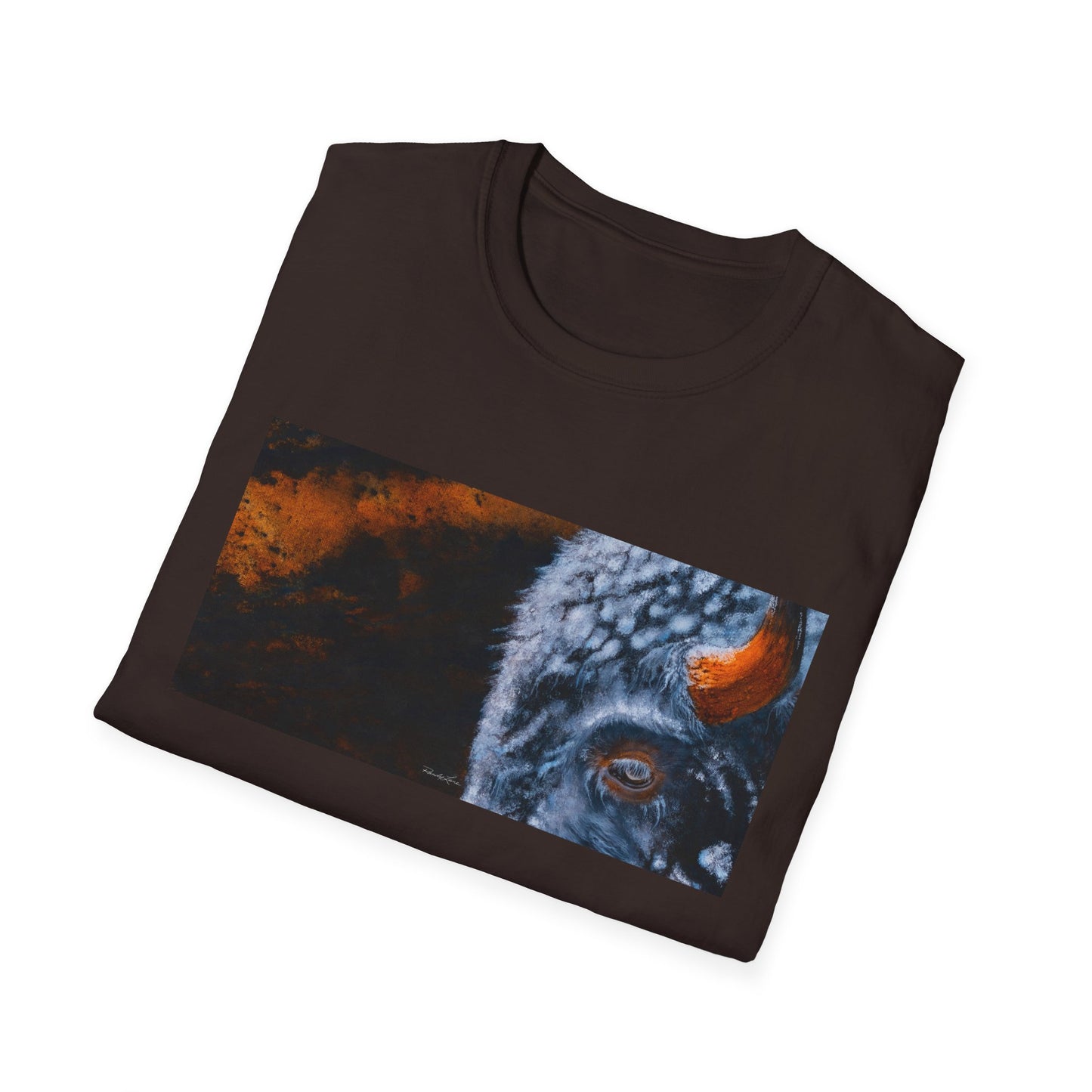 Storm Bison, Unisex Softstyle T-Shirt