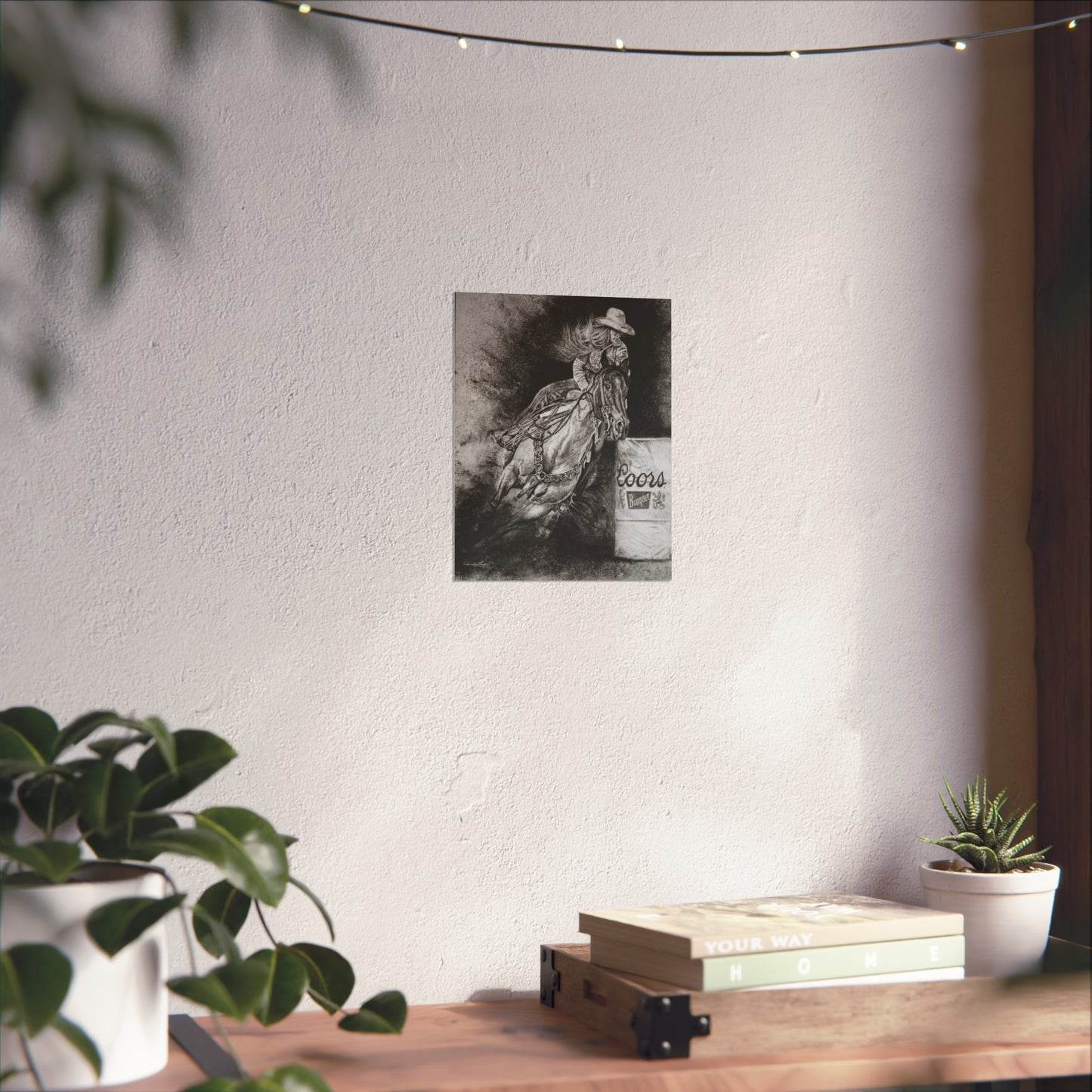 Sophie's Run. Rodeo Barrel Racer Fine Art Print