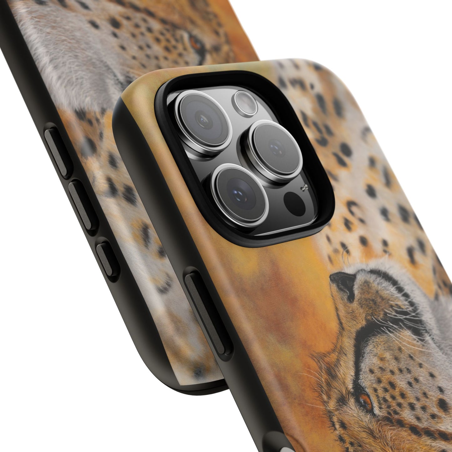 Cheetah Chill, Cheetah Phone Case, Tough Cases