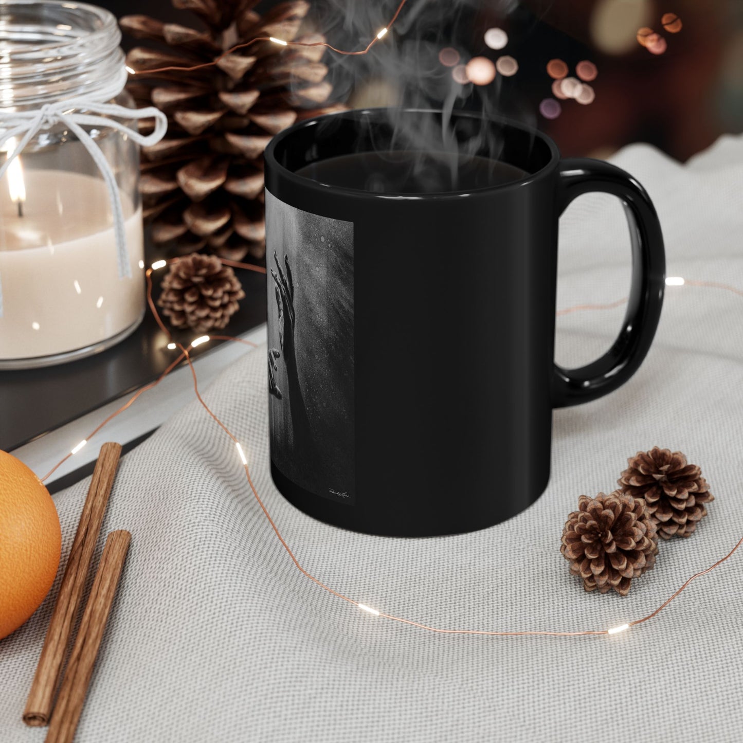 Divine Dance. Black Mug