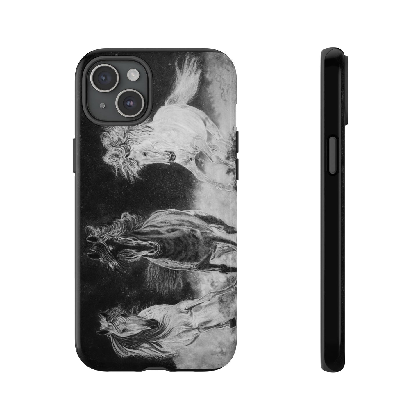 Midnight Run. Horse Phone Case
