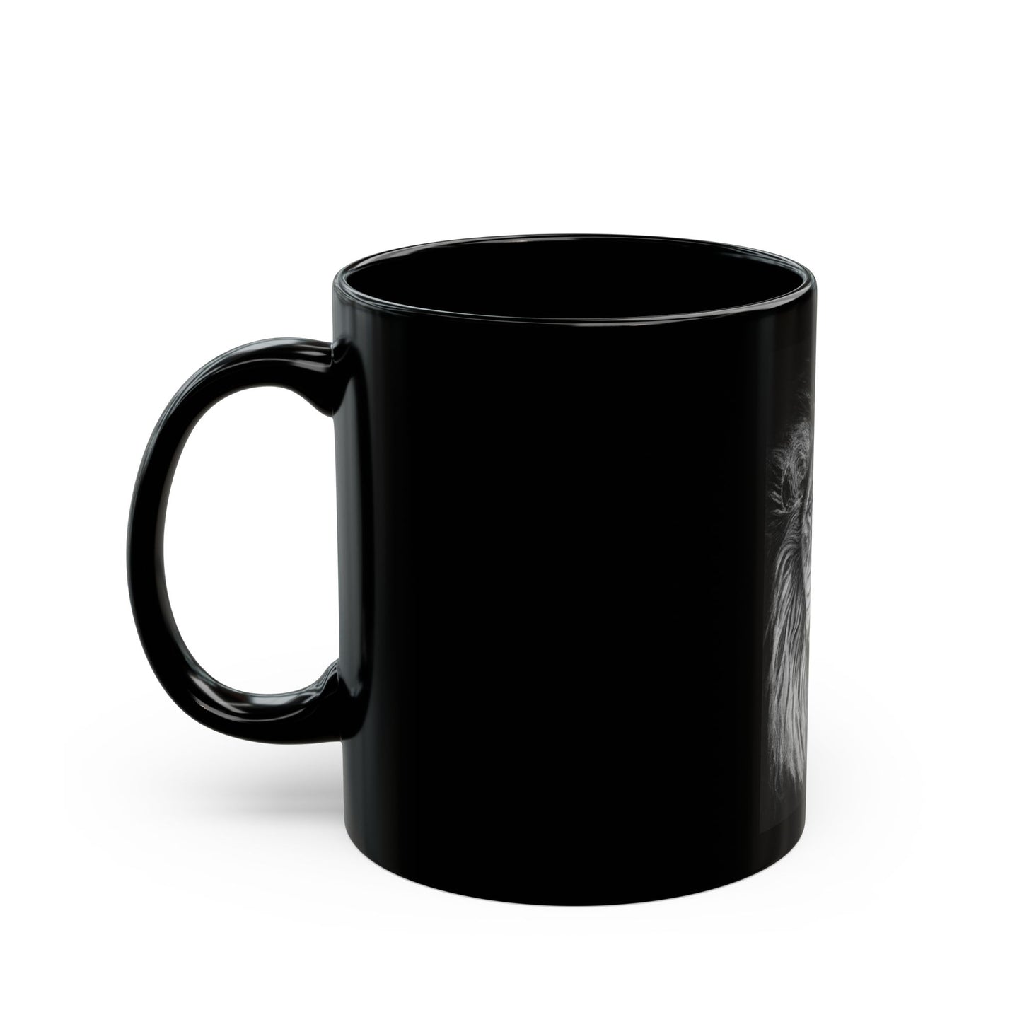The Mane Event, Lion Black Mug (11oz, 15oz)