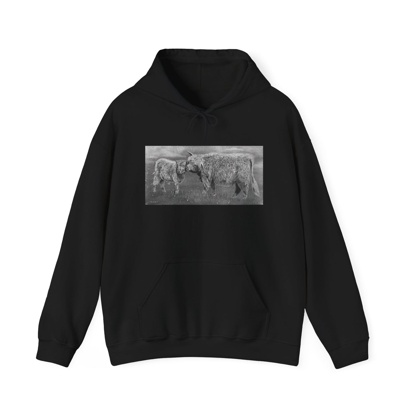 Highland Love, Hoodie, Cozy Unisex Sweatshirt