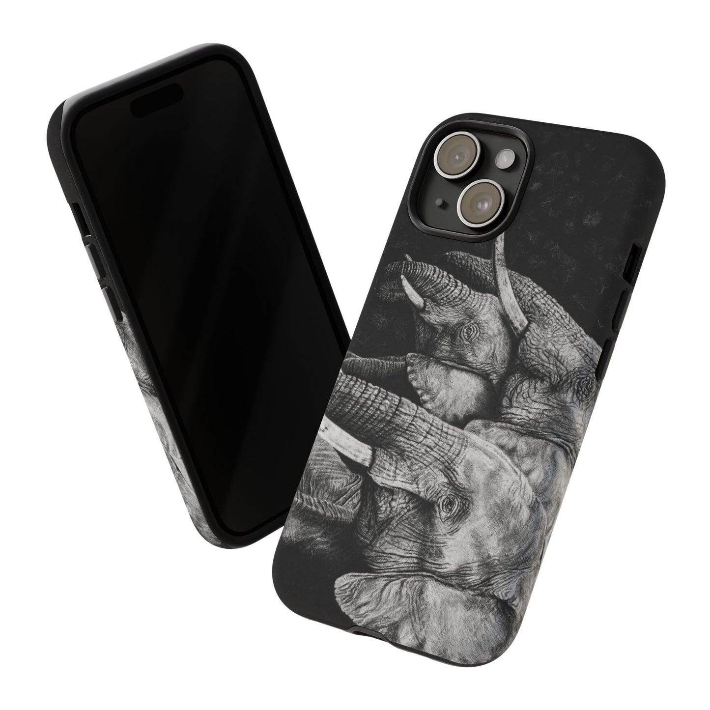 Brushland Bond. Elephant Art Tough Phone Case