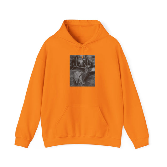 Mountain Music, Elk Unisex Hooded Sweatshirt