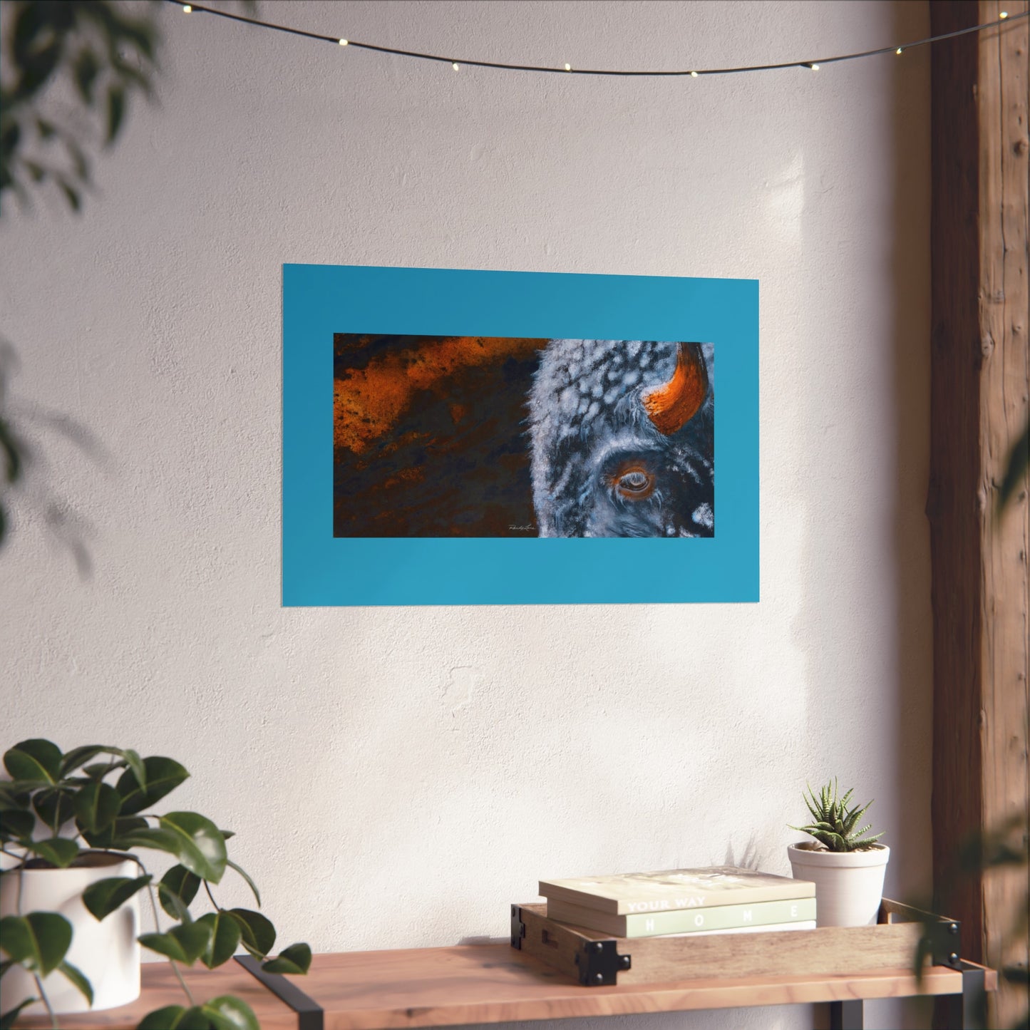 Storm Bison, Fine Art Print