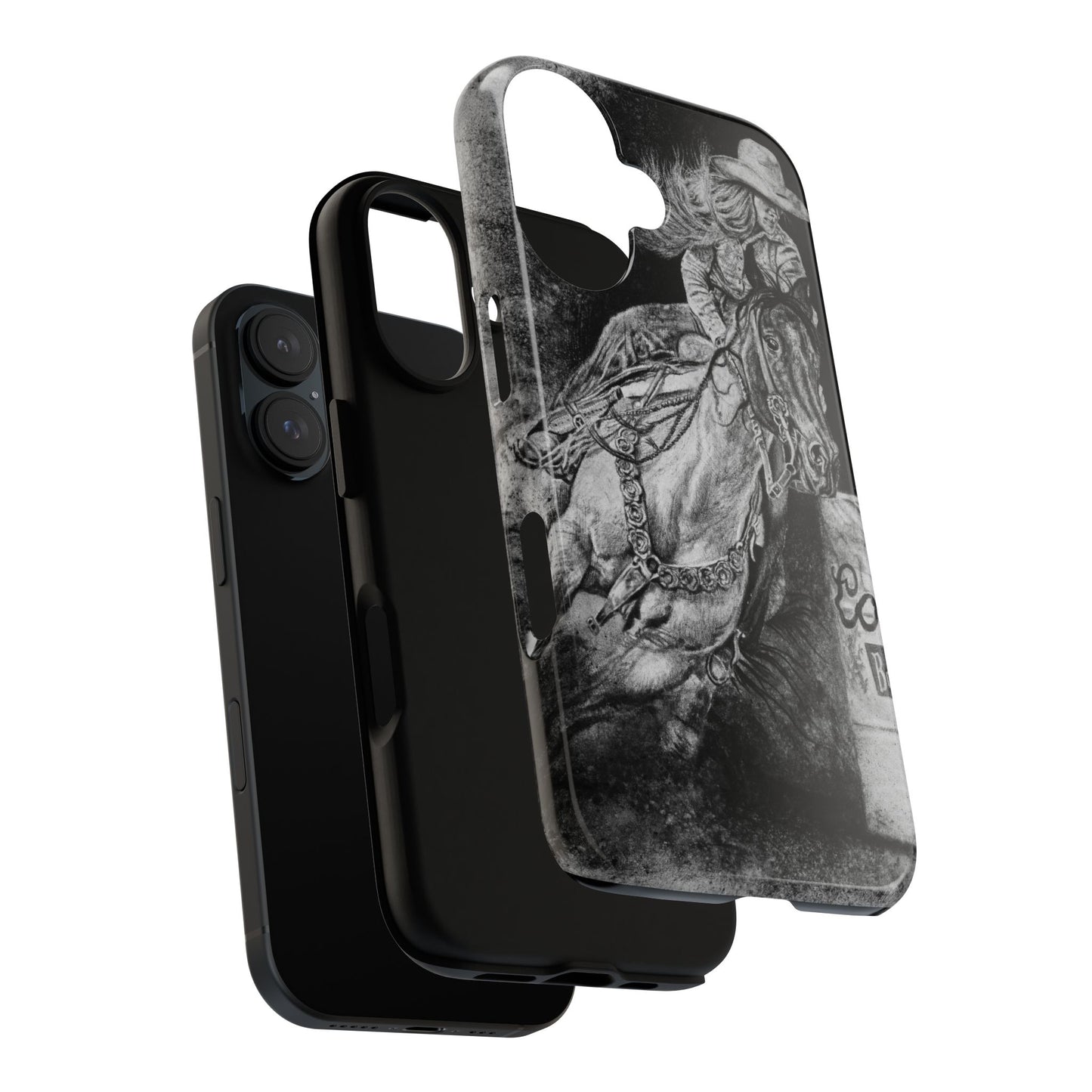 Sophie's Run. Rodeo Barrel Racer Phone Case