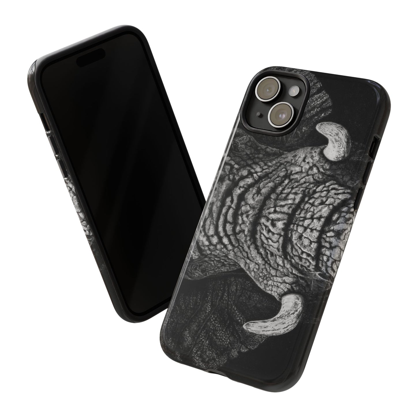 Ebony and Ivory, Elephant Phone Case, Tough Cases
