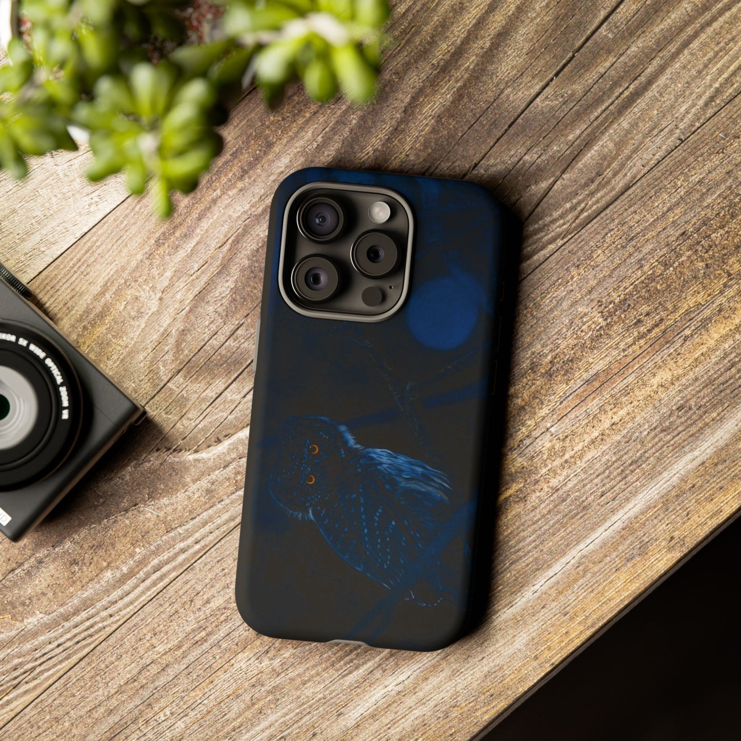 Bright Eyes, Owl Print Phone Case, Tough Cases