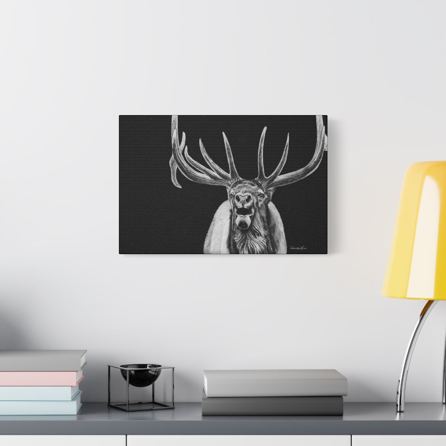 Heavy is the Crown, Matte Canvas Elk, Stretched, 1.25"