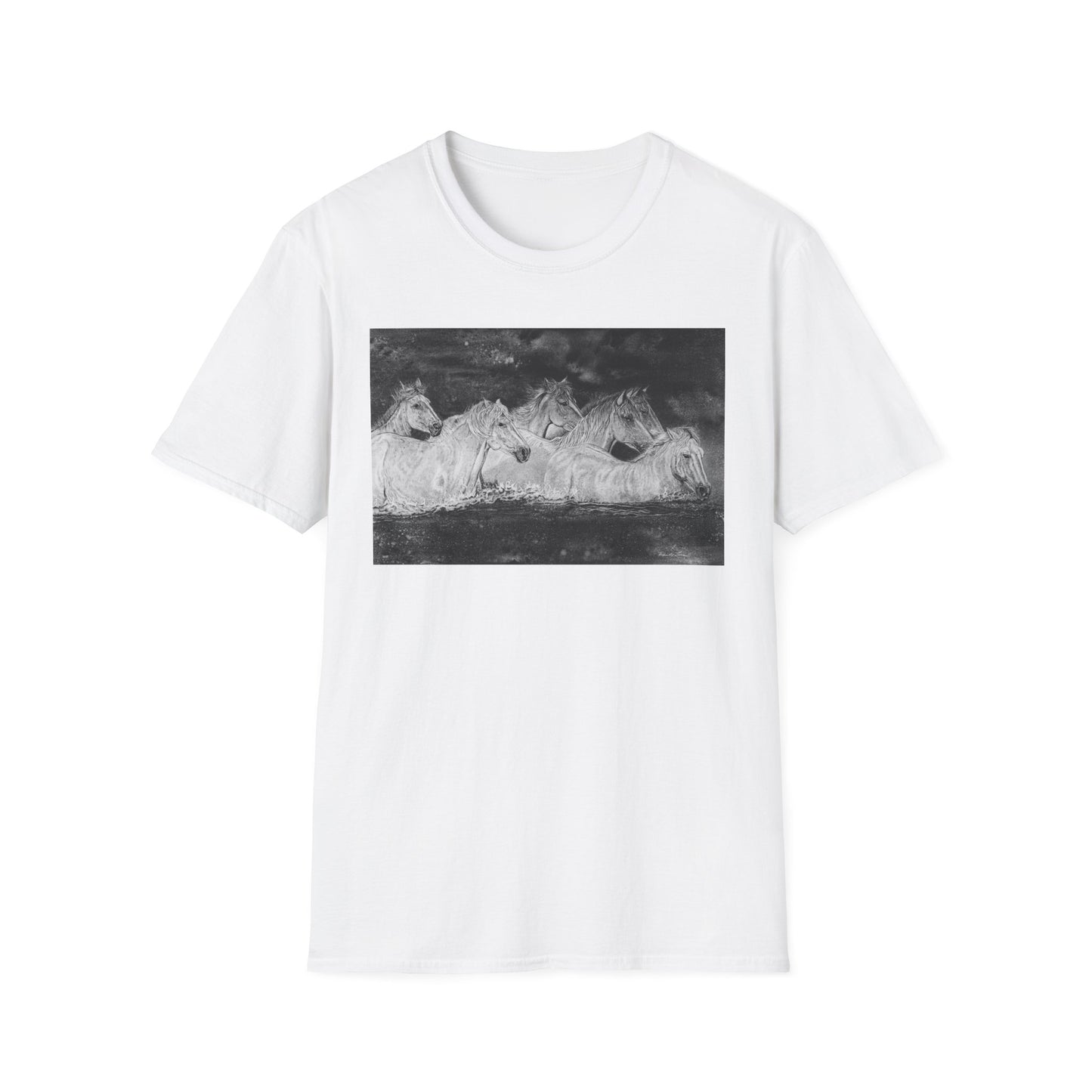 Night Swim, Horse Unisex Tee,