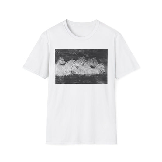 Night Swim, Horse Unisex Tee,