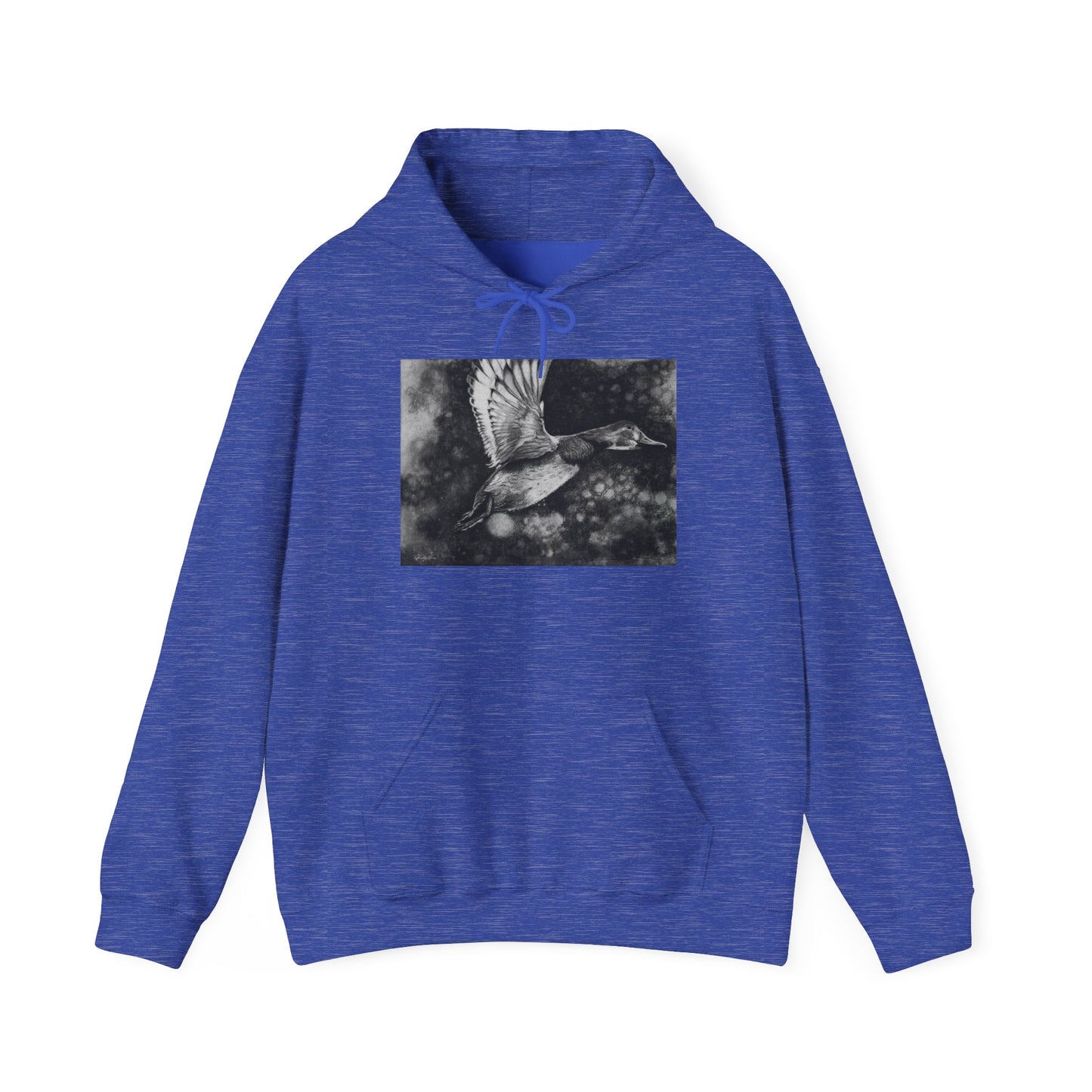 Flare, Flying Duck Unisex Hooded Sweatshirt