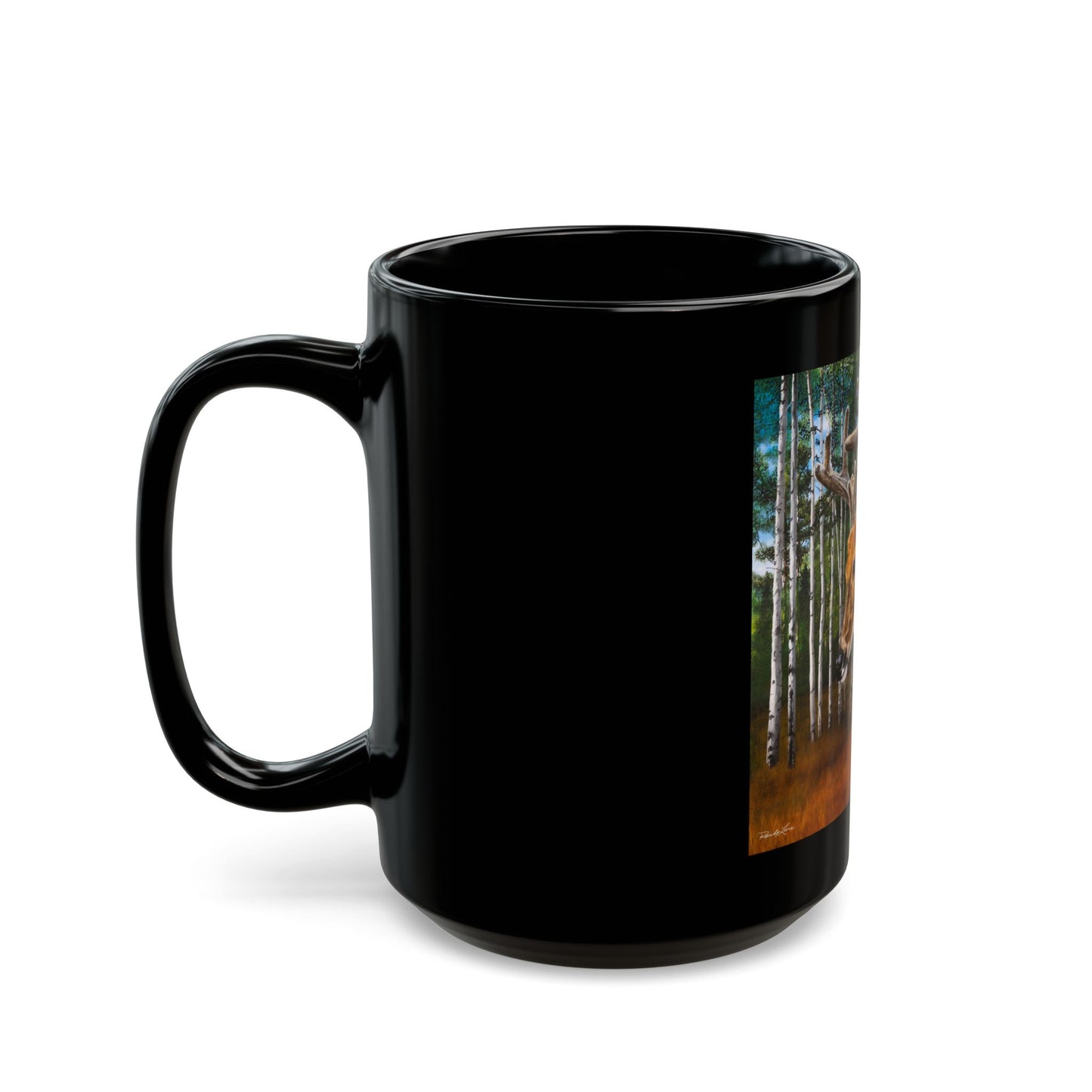 Velvet Crush, Deer Black Mug