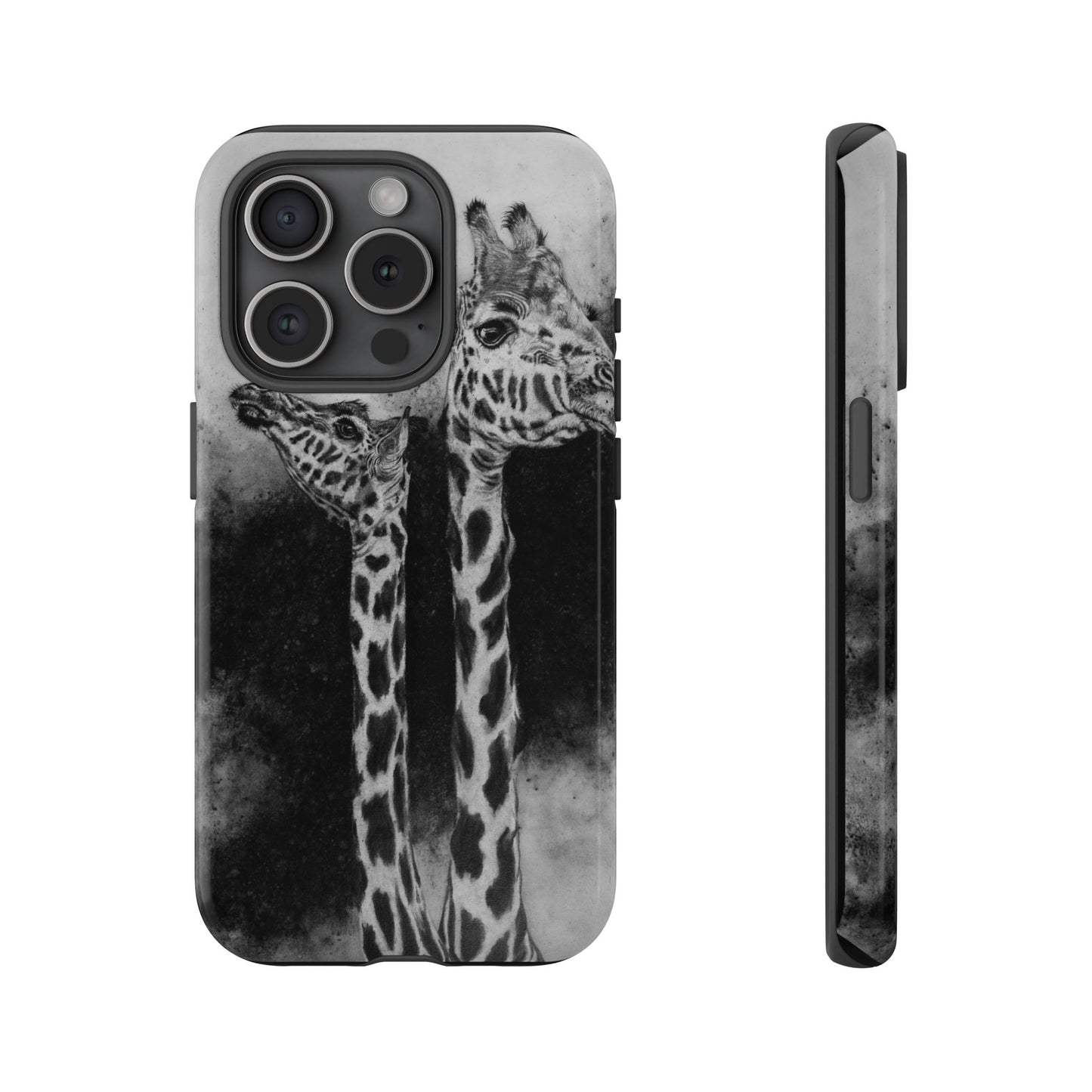 Grace in the Grassland, Giraffe Tough Phone Cases