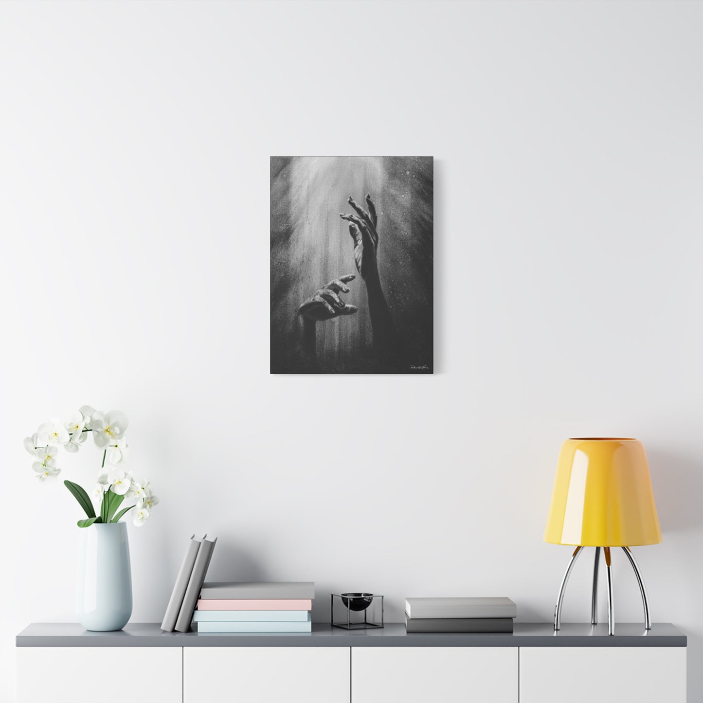 Divine Dance. Artistic Stretched Matte Canvas Wall Art