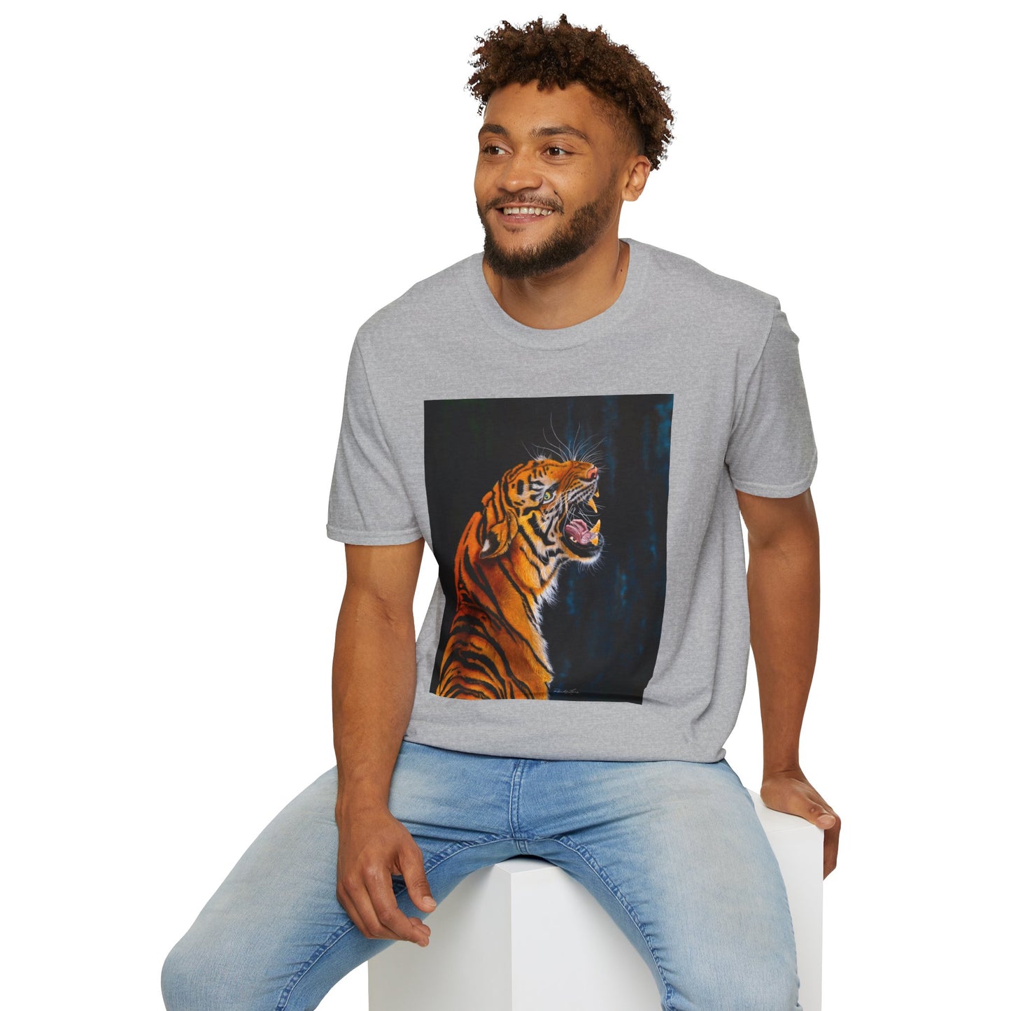 Beautifully Bold, Tiger Roar Unisex Softstyle T-Shirt