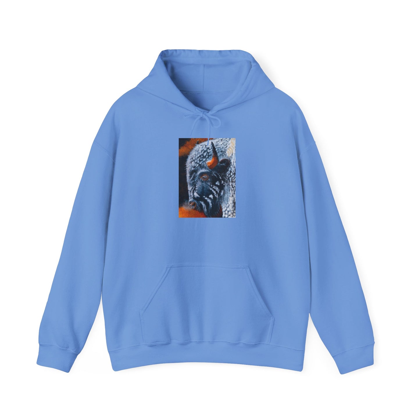 Storm Bison, Unisex Hooded Sweatshirt