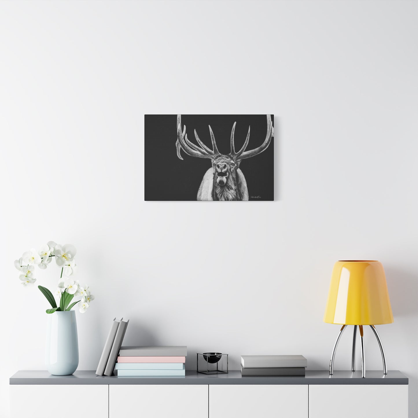 Heavy is the Crown, Matte Canvas Elk, Stretched, 1.25"