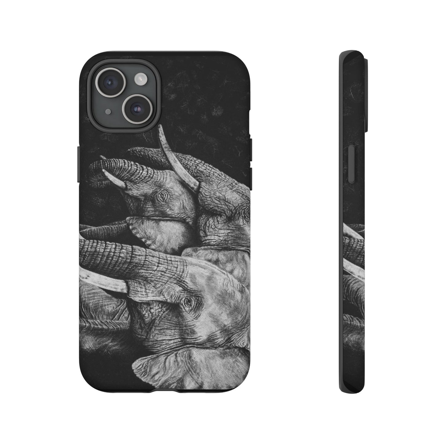 Brushland Bond. Elephant Art Tough Phone Case