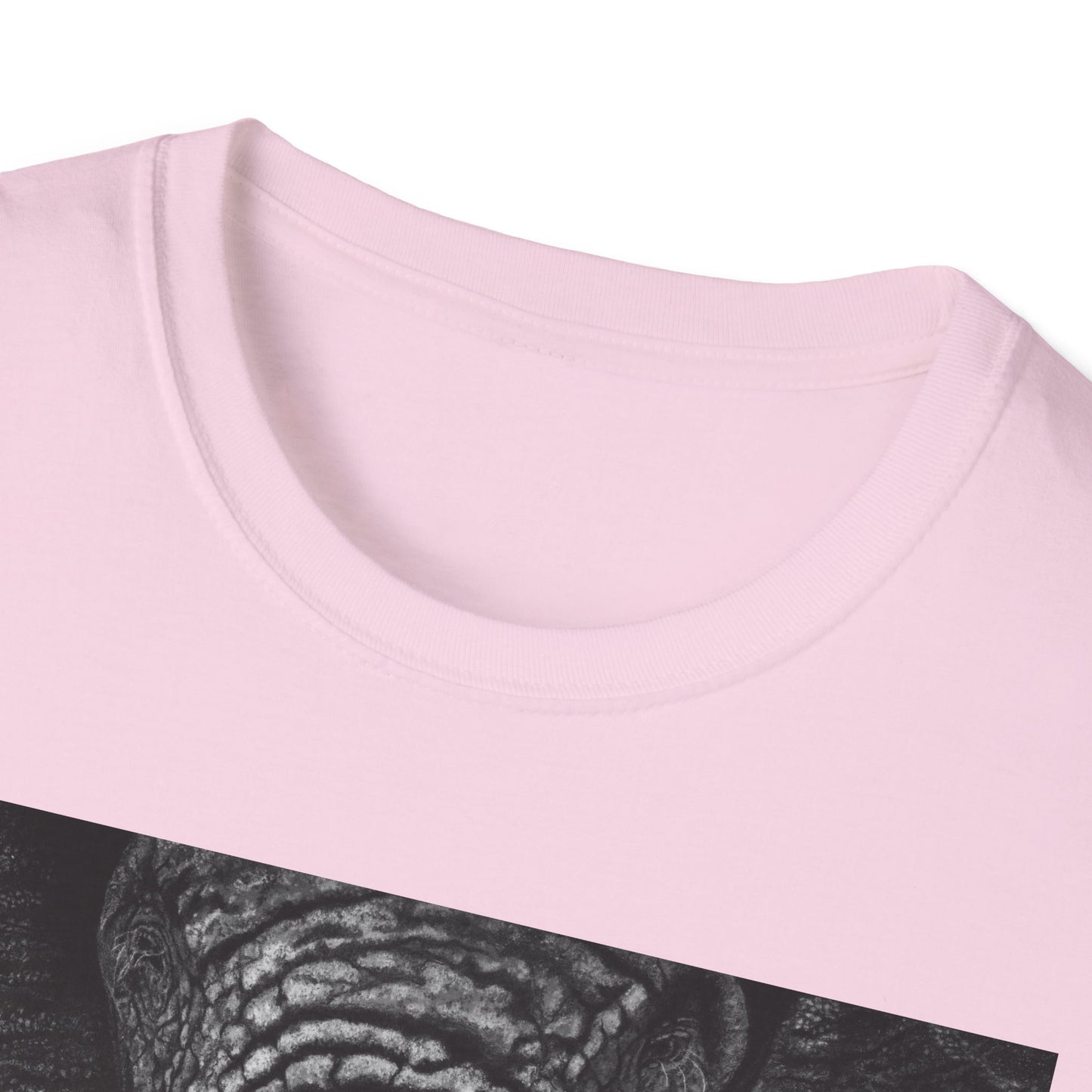 Ebony and Ivory, Elephant Graphic Unisex Softstyle T-Shirt