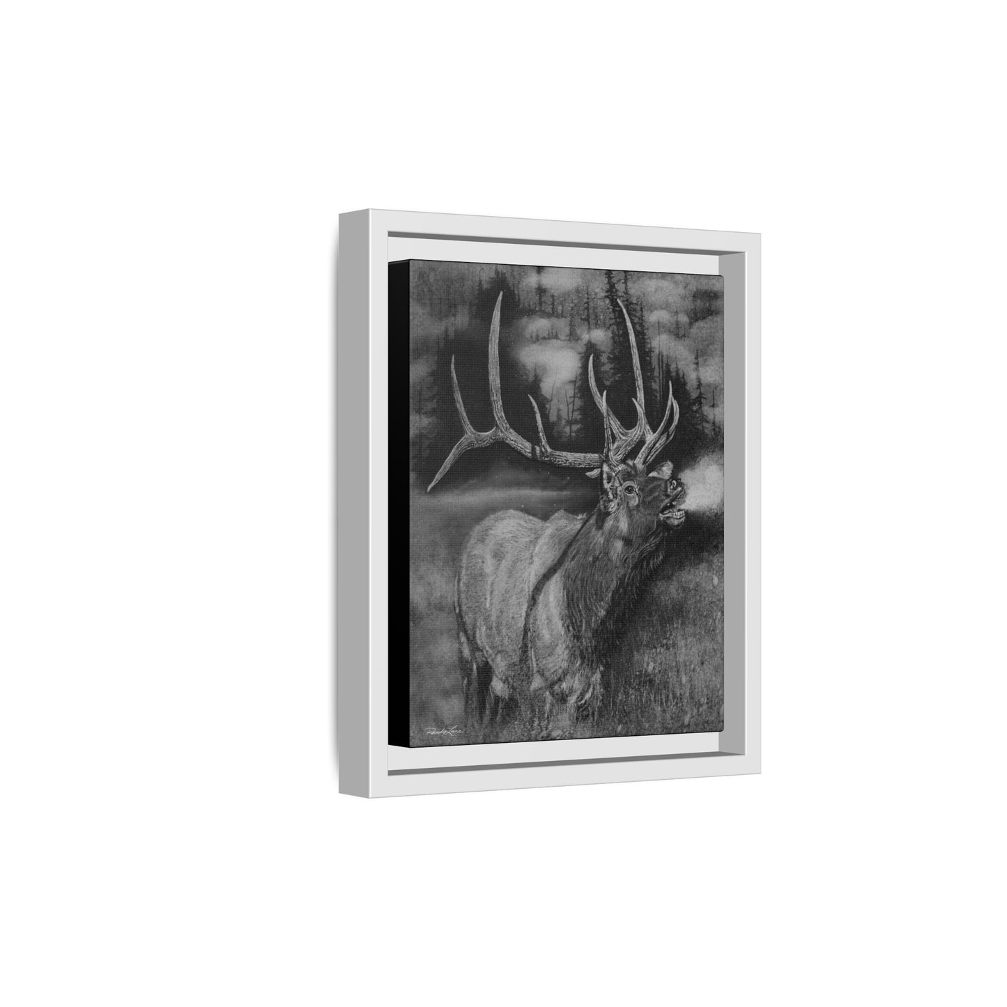 Mountain Music, Framed Elk Print