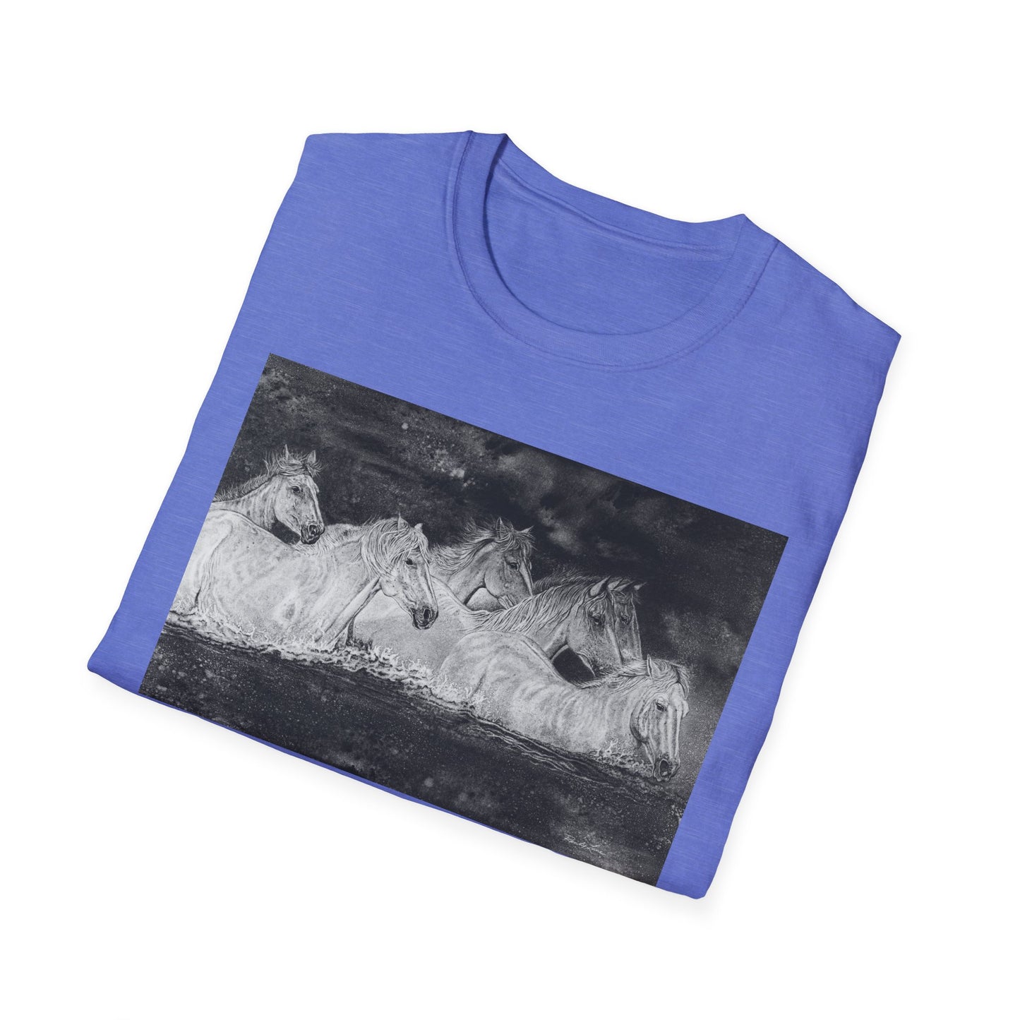 Night Swim, Horse Unisex Tee,