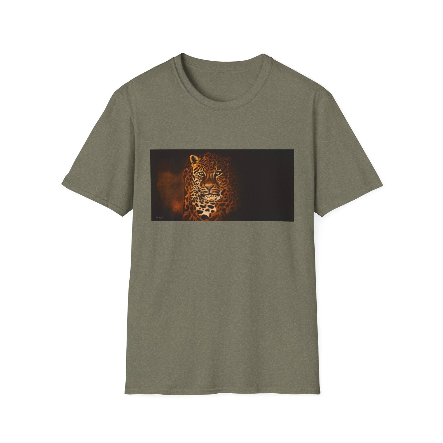 Shadow Hunter, Leopard Unisex Softstyle T-Shirt