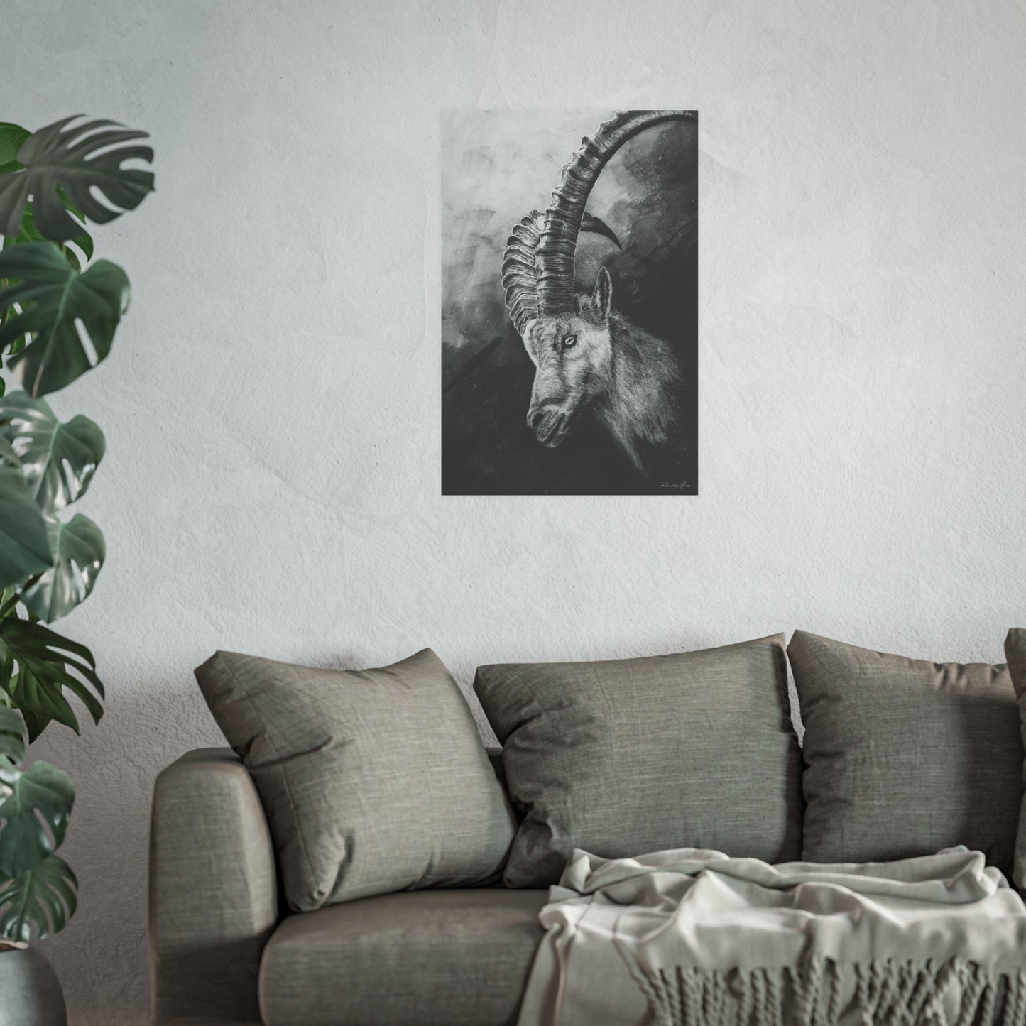 Apex, Alpine Ibex Archival Matte Fine Art Print