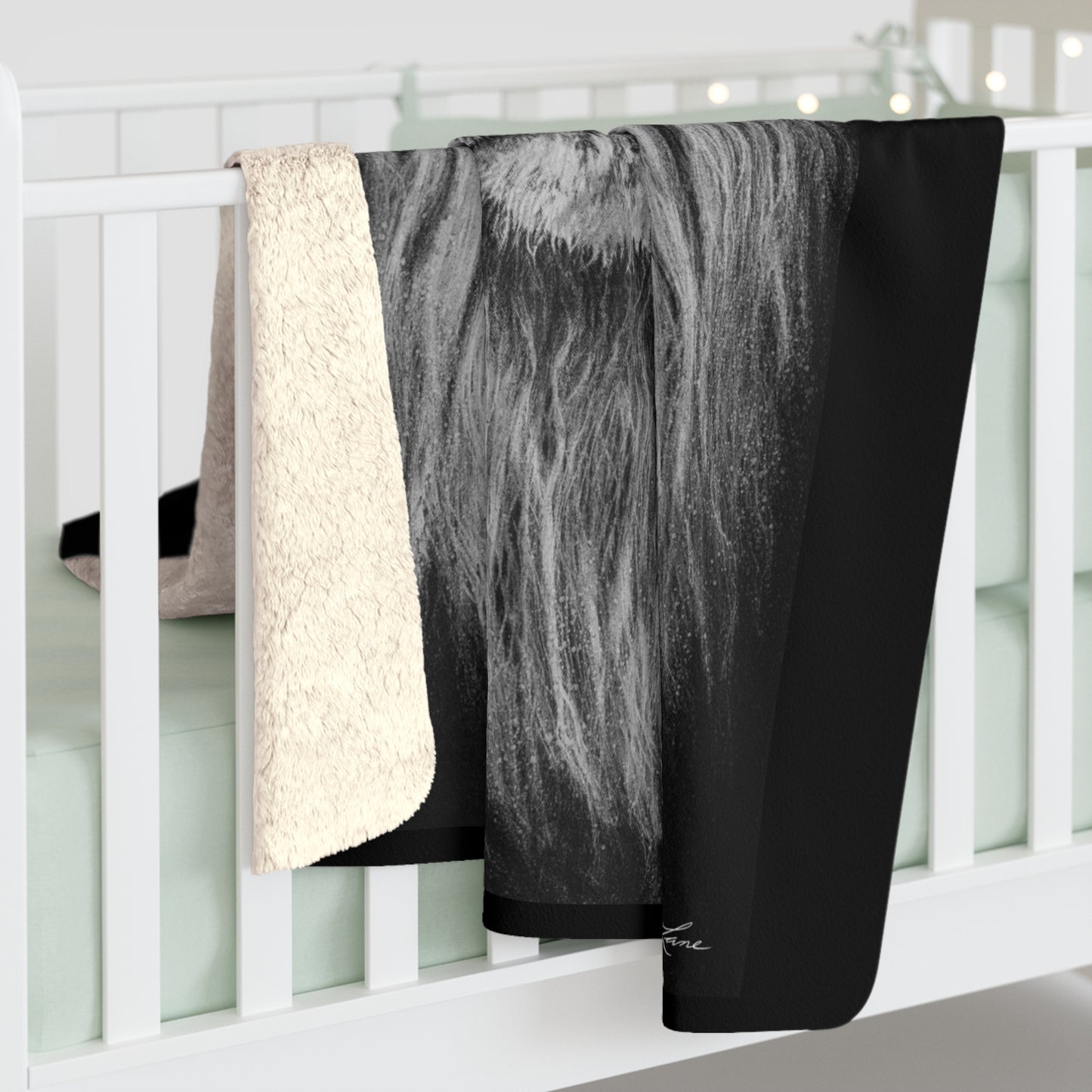 The Mane Event, Lion Sherpa Fleece Blanket