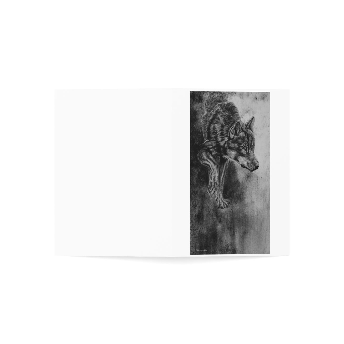 Specter, Artistic Wolf Greeting Cards