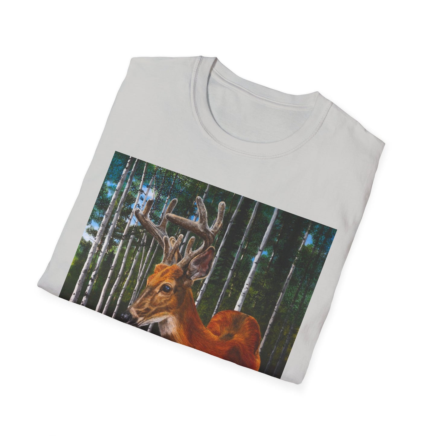 Velvet Crush, Deer Unisex Softstyle T-Shirt