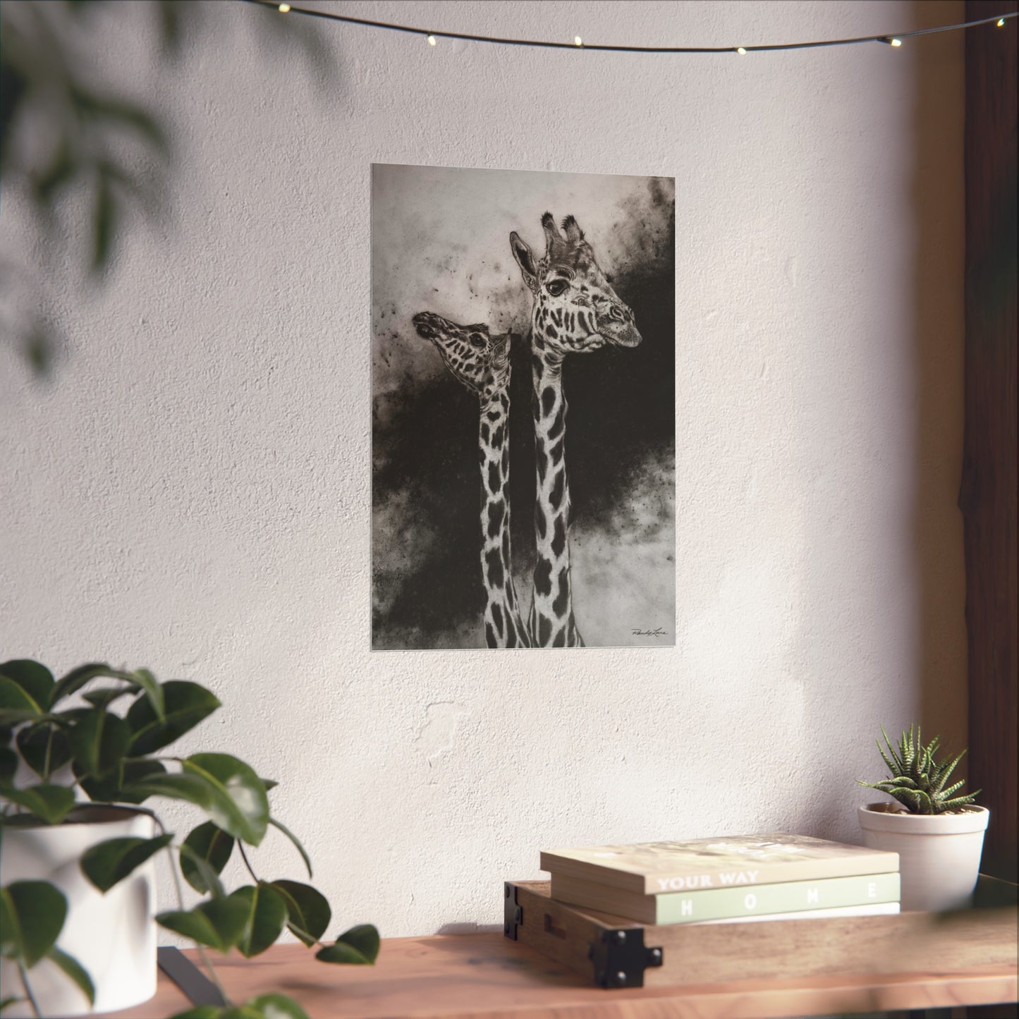 Grace in the Grasslands, Fine Art Giraffe Prints