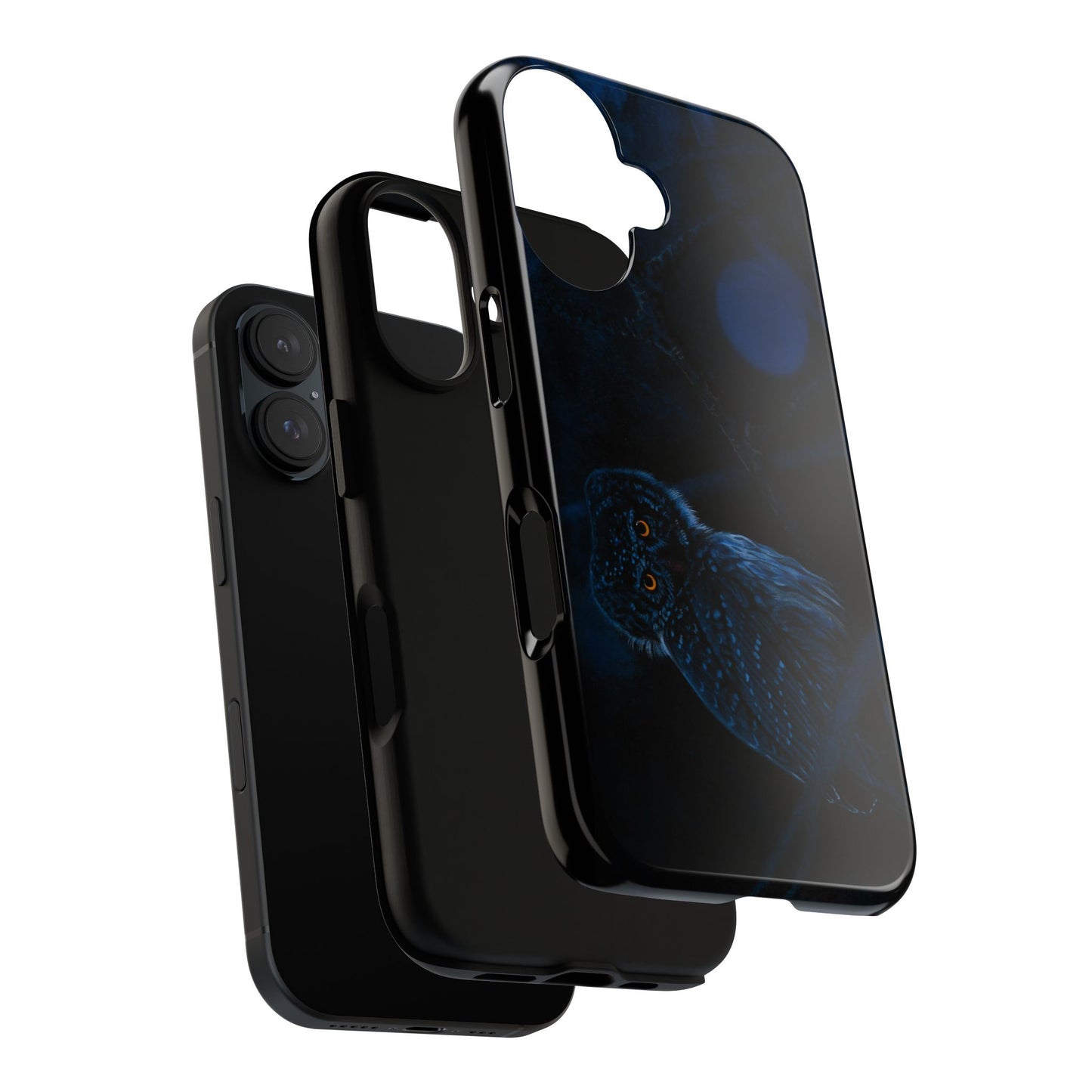 Bright Eyes, Owl Print Phone Case, Tough Cases