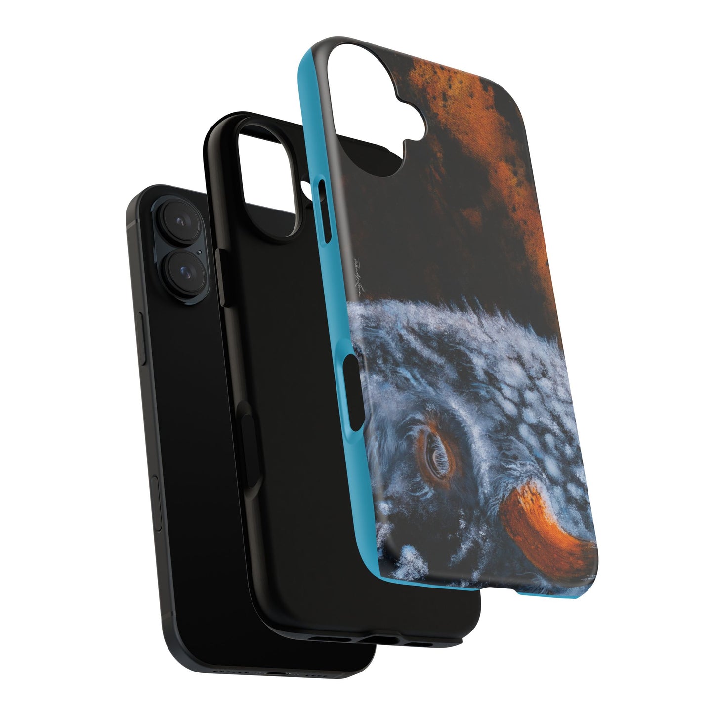 Storm Bison, Artistic Phone Case