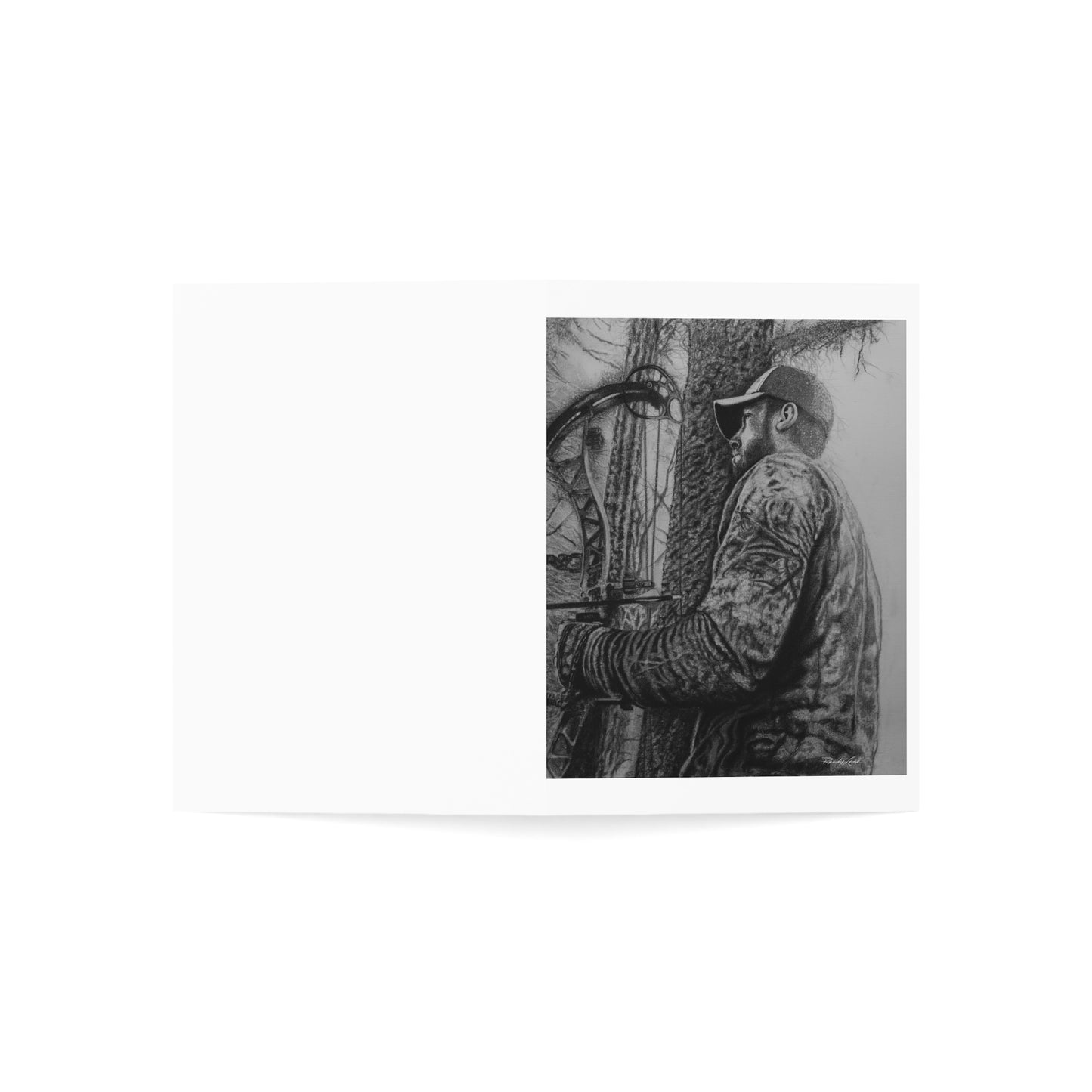 The Grind, Archery Hunter Greeting Cards –  1, 10, 30 or 50 Pack