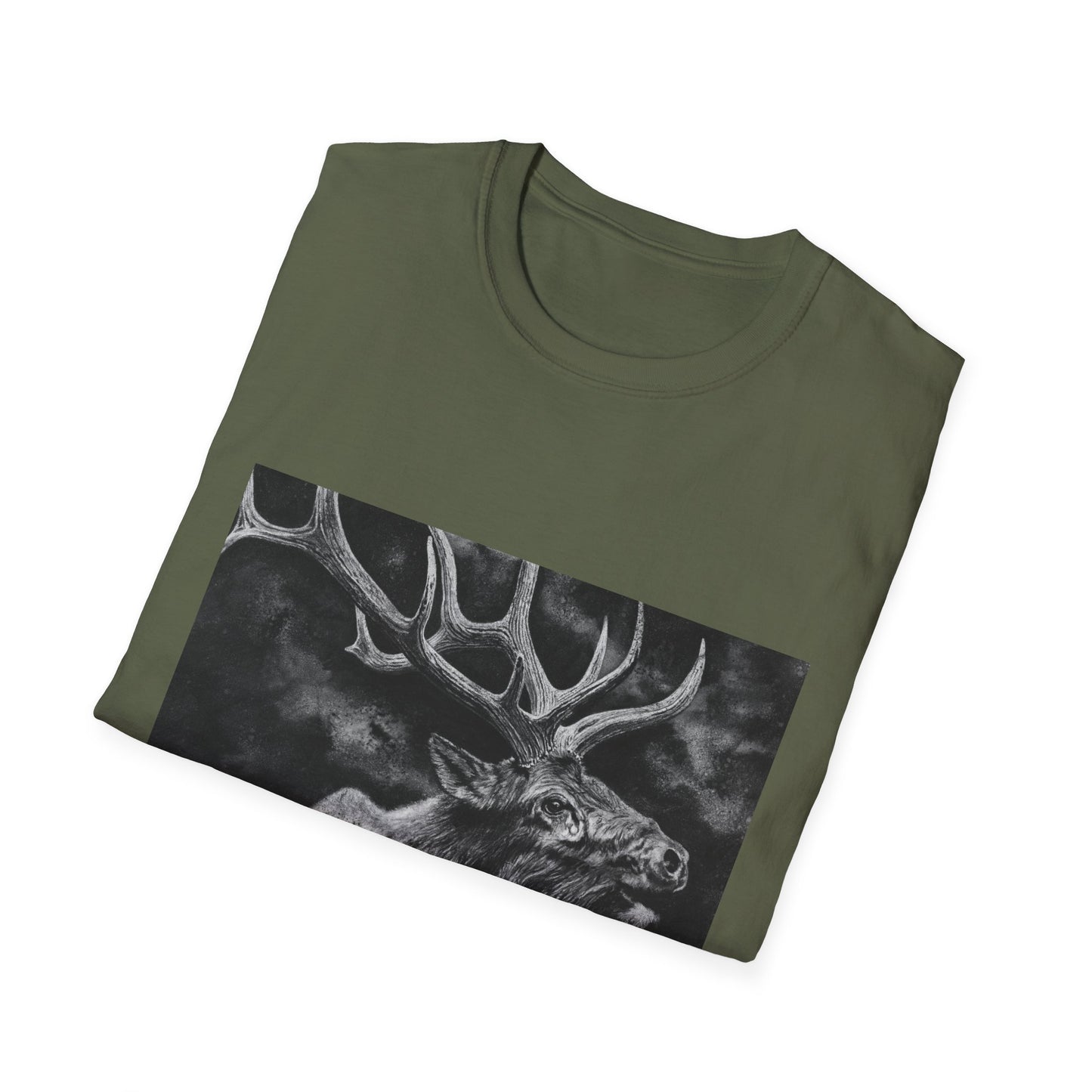 Gladiator, Elk Design Unisex Softstyle Tee