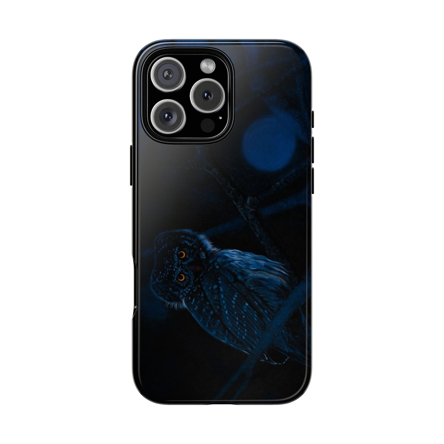 Bright Eyes, Owl Print Phone Case, Tough Cases