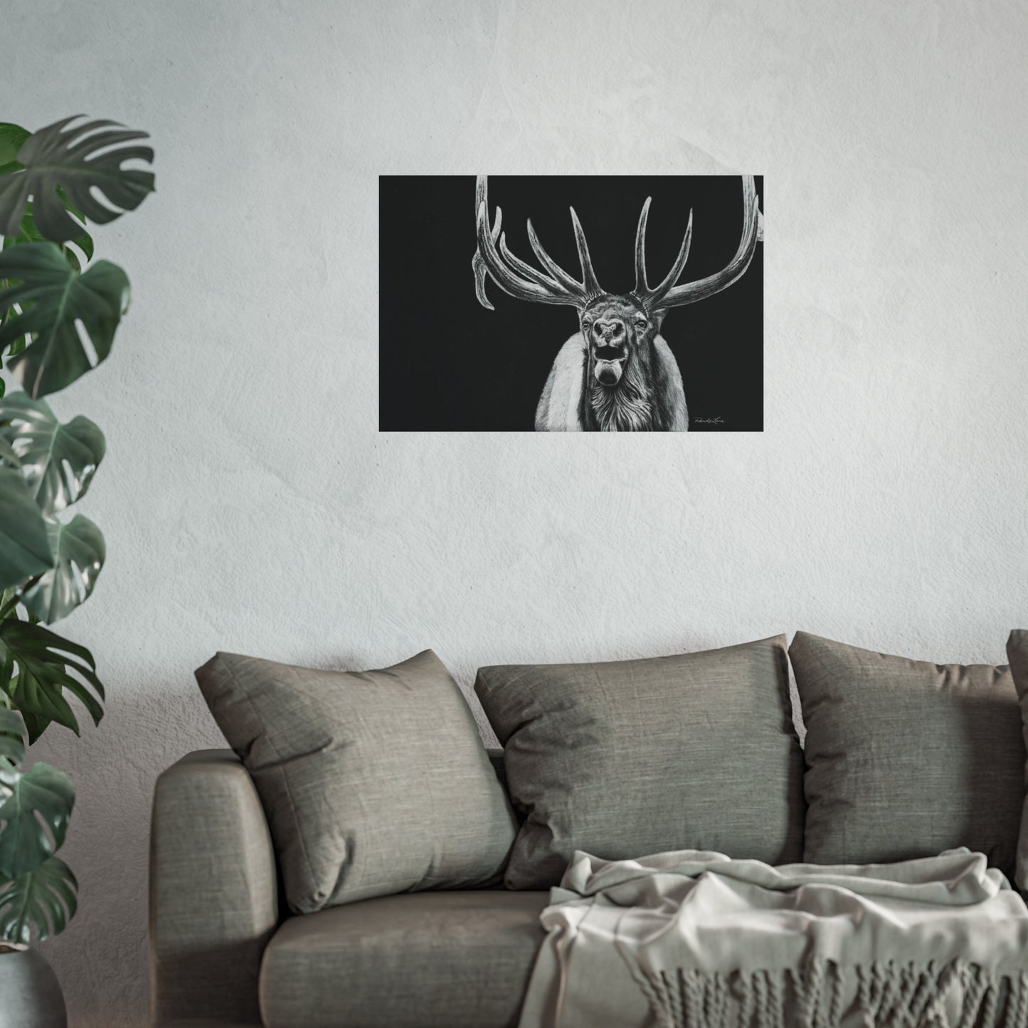 Heavy is the Crown, Fine Art Elk Print