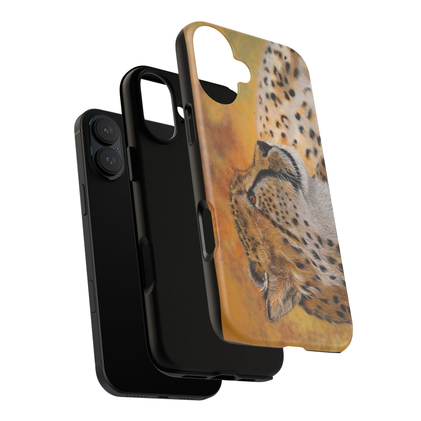 Cheetah Chill, Cheetah Phone Case, Tough Cases