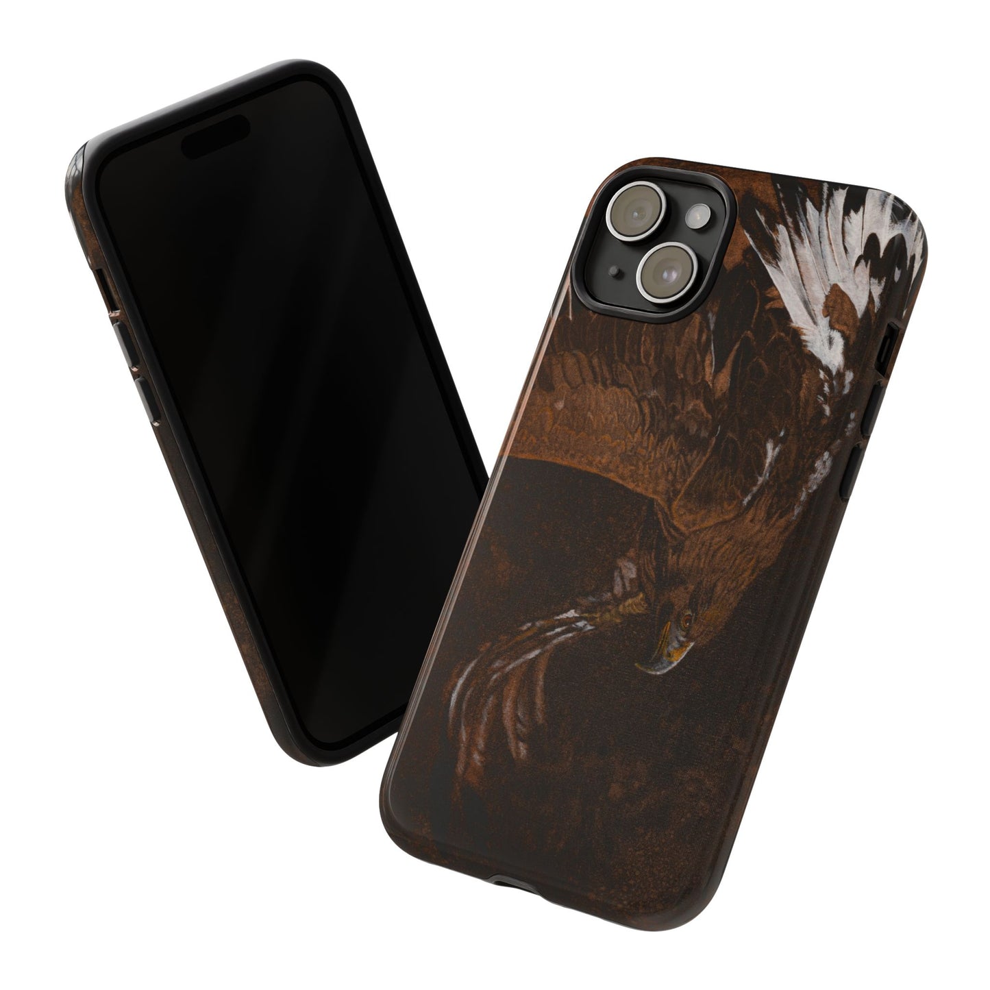 Golden Flight, Eagle Design Phone Case, Tough Cases