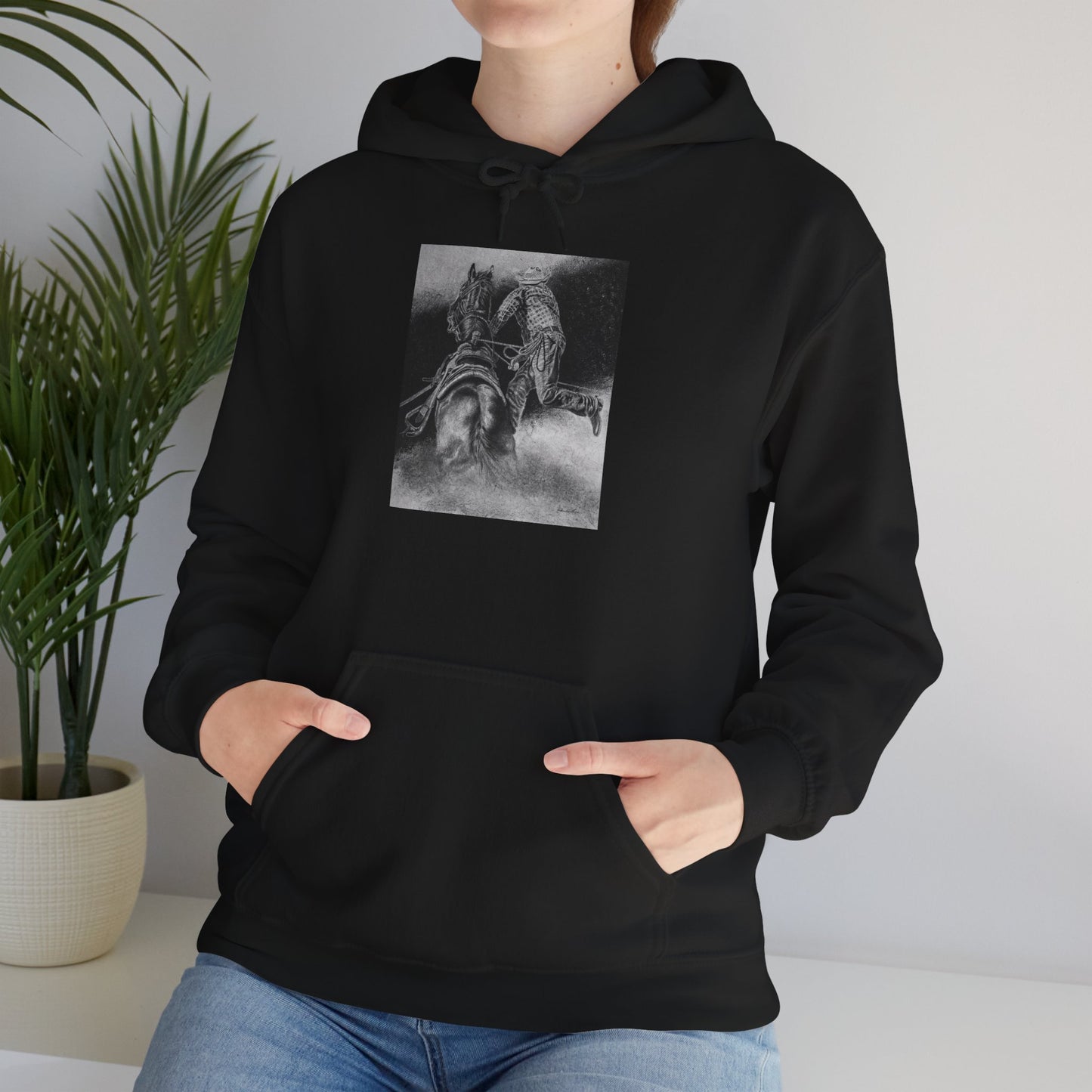The Dismount. Steer Roper Unisex Hooded Sweatshirt