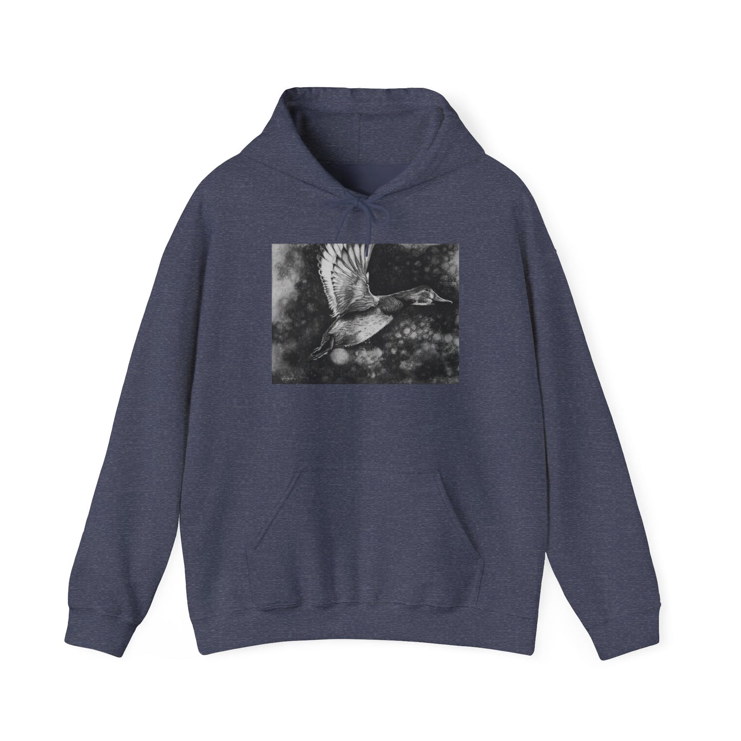 Flare, Flying Duck Unisex Hooded Sweatshirt