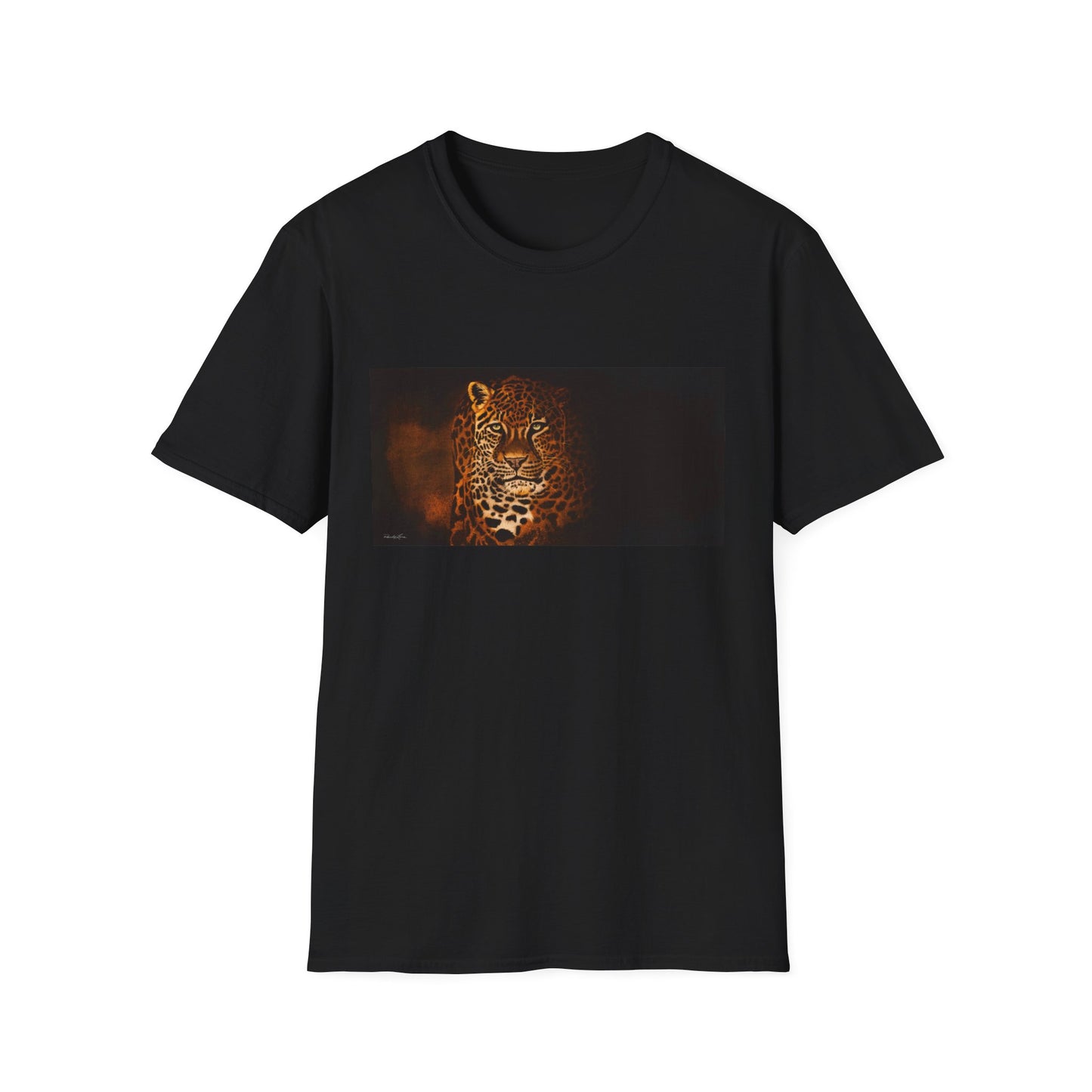 Shadow Hunter, Leopard Unisex Softstyle T-Shirt