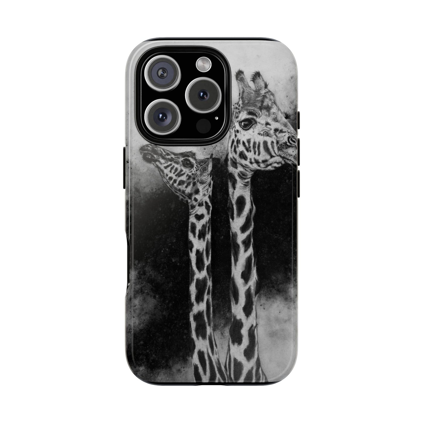 Grace in the Grassland, Giraffe Tough Phone Cases
