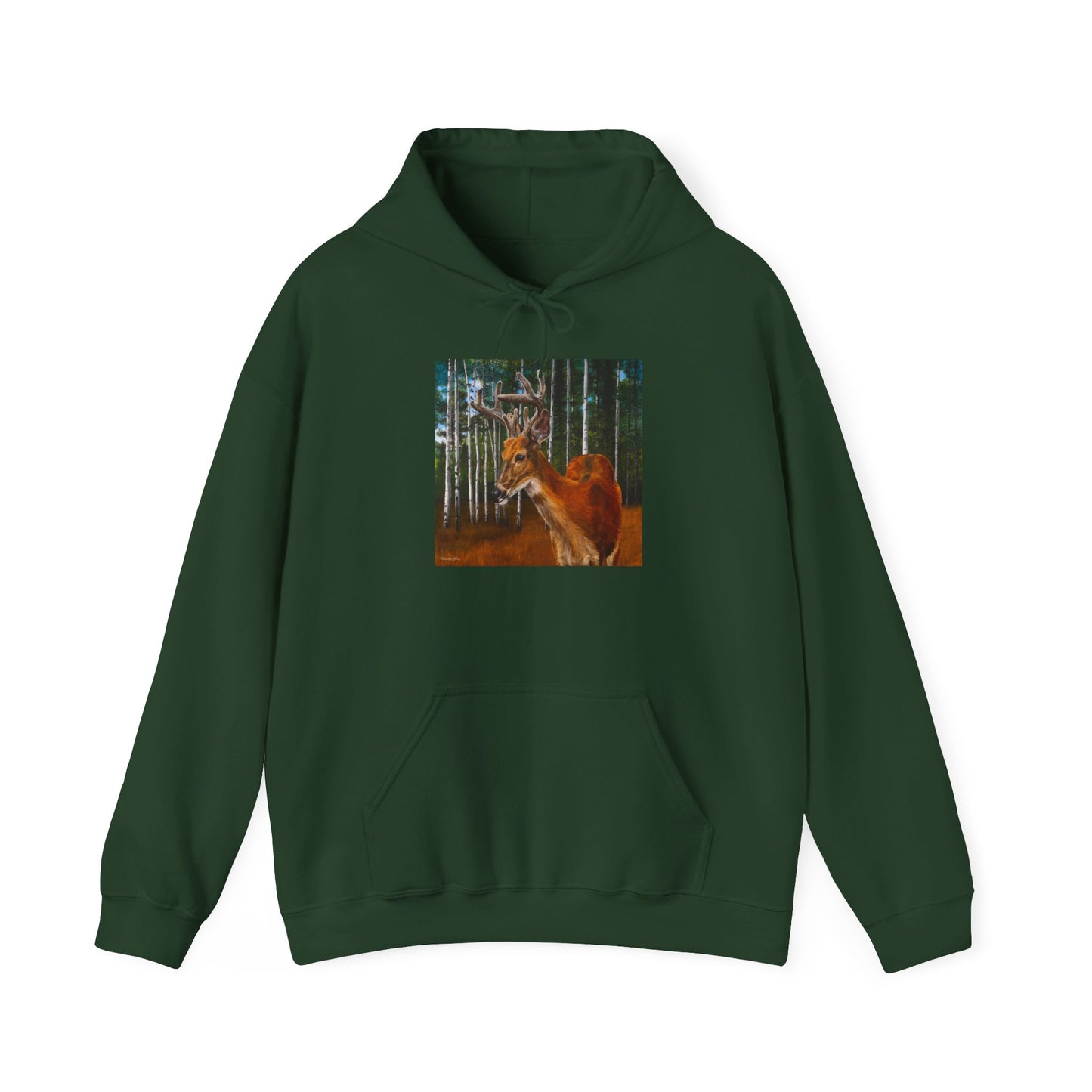 Velvet Crush, Deer Unisex Heavy Blend™ Hooded Sweatshirt
