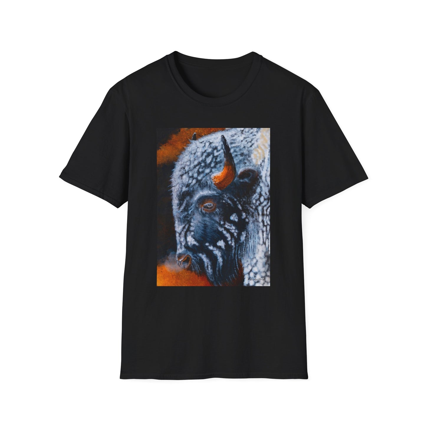 Storm Bison, Unisex Softstyle T-Shirt