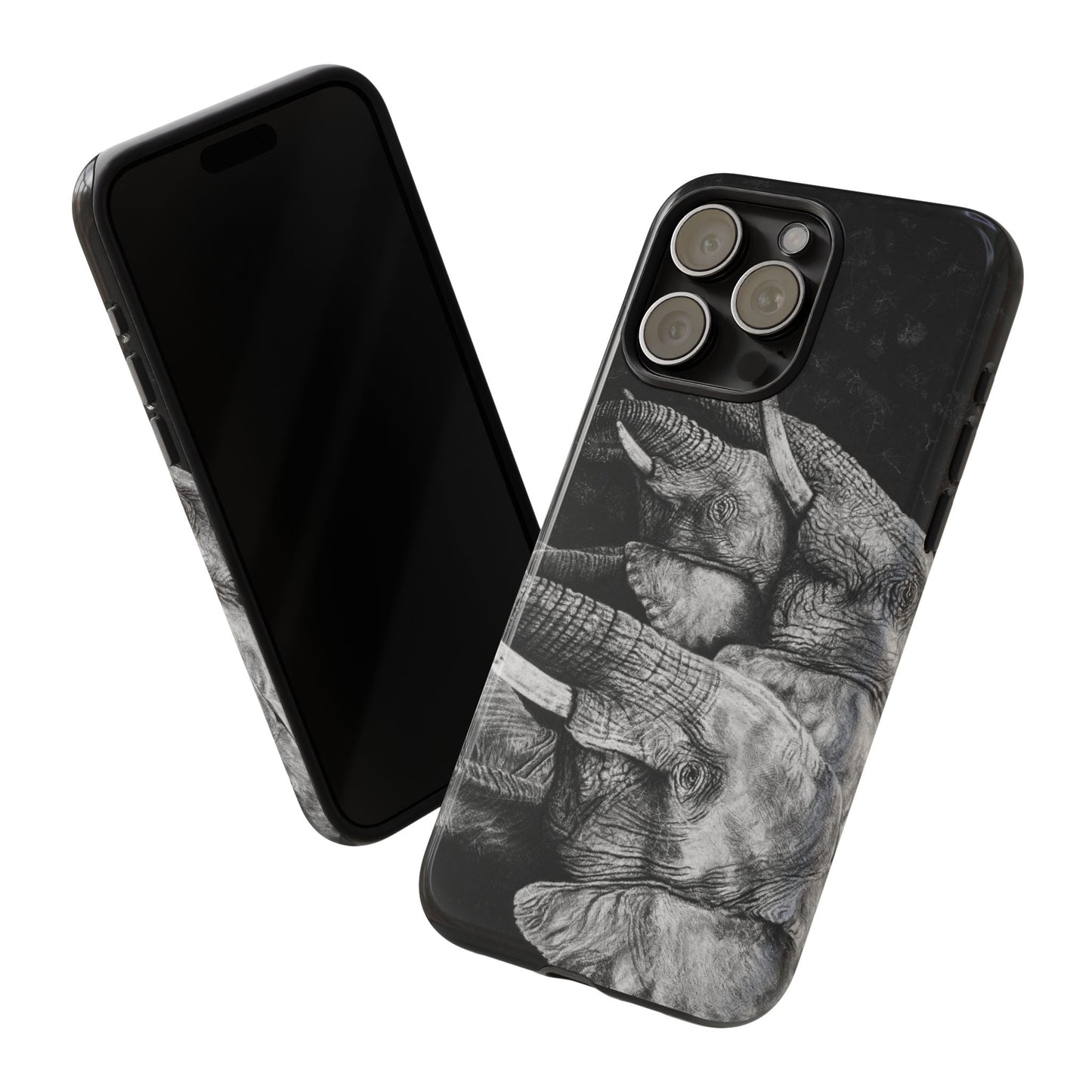 Brushland Bond. Elephant Art Tough Phone Case